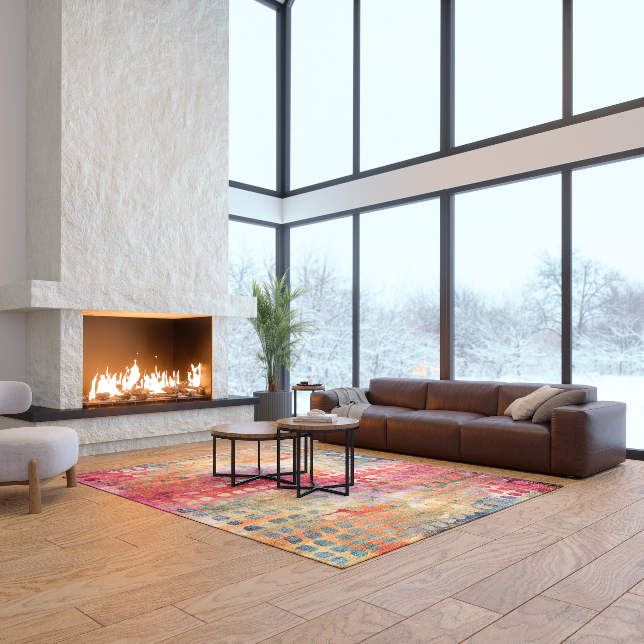 Carolina Artistic Grid Rug