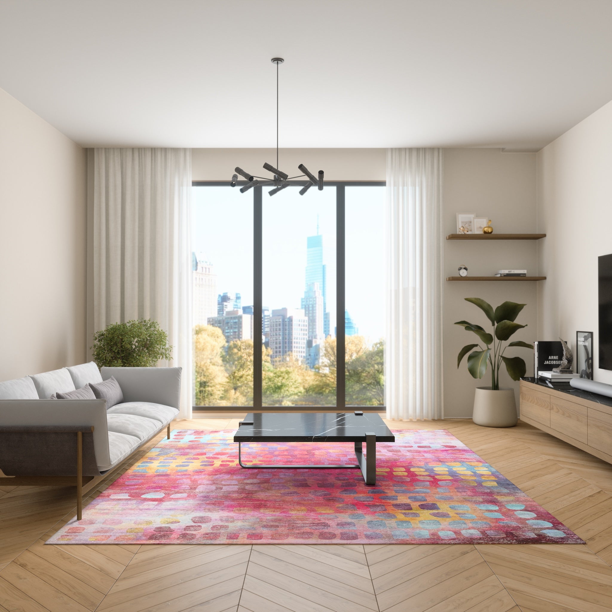 Carolina Artistic Grid Rug