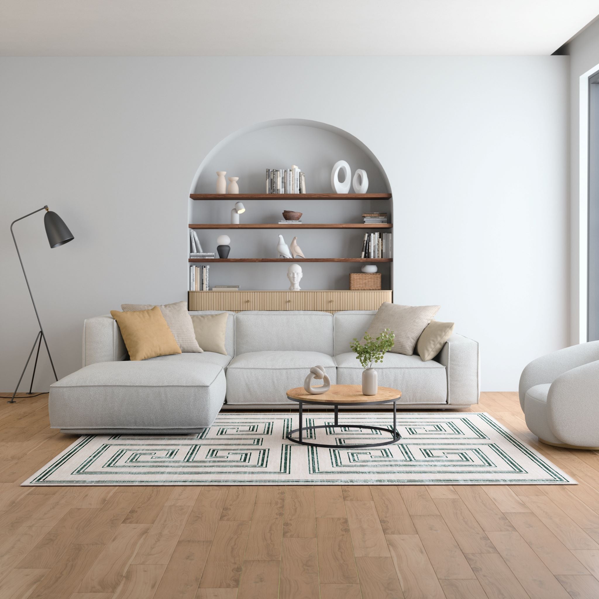 Cala Tapete Geométrico Contemporâneo