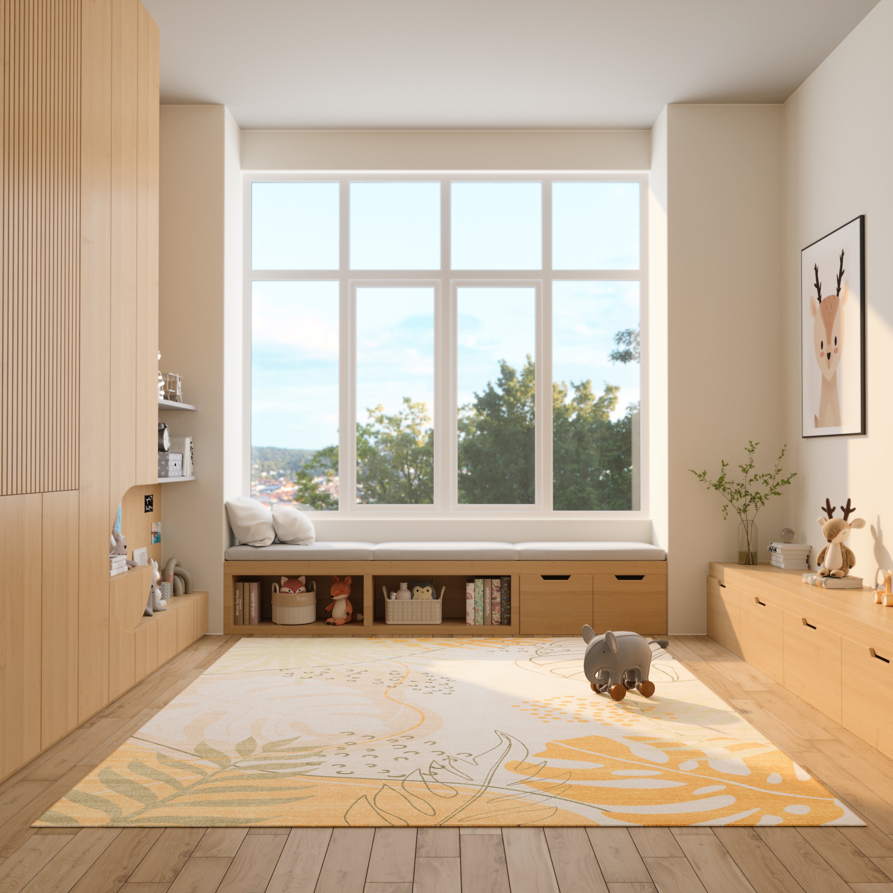 Renee Modern tropisk matta