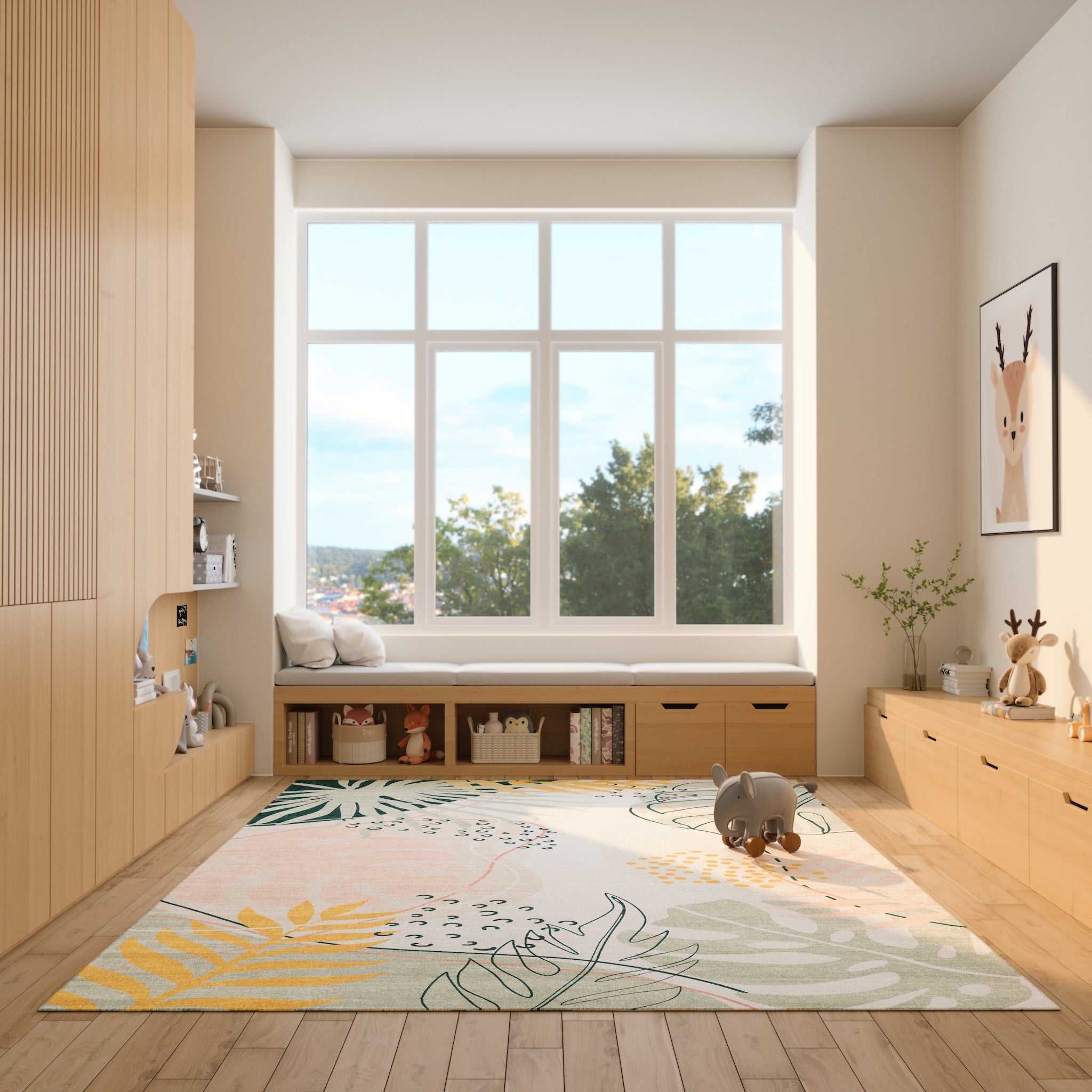 Renee Modern tropisk matta