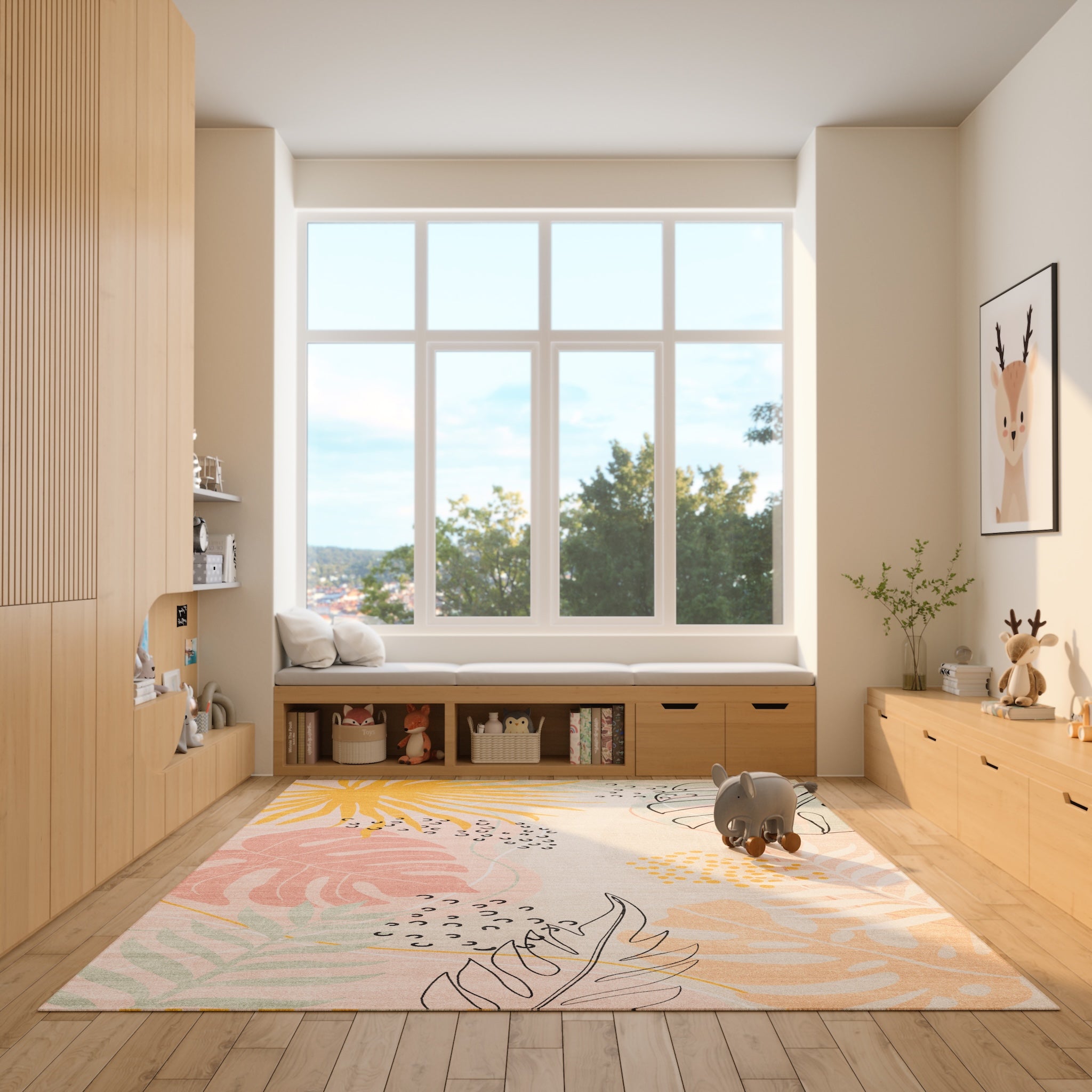 Renee Modern tropisk matta