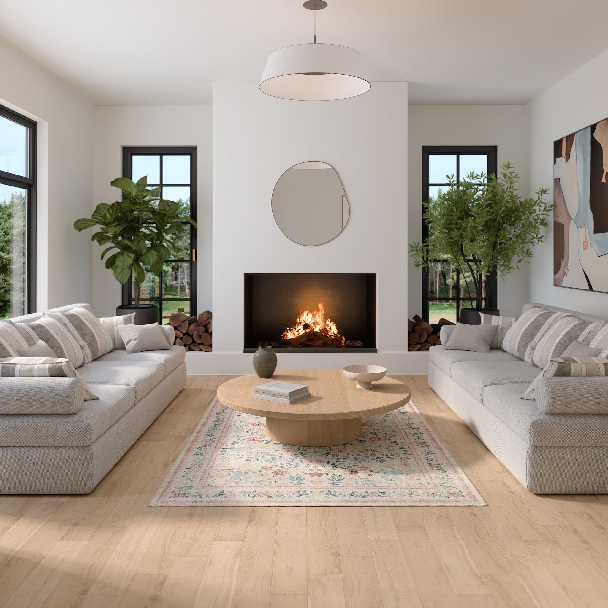 Olivia Vintage Floral Rug