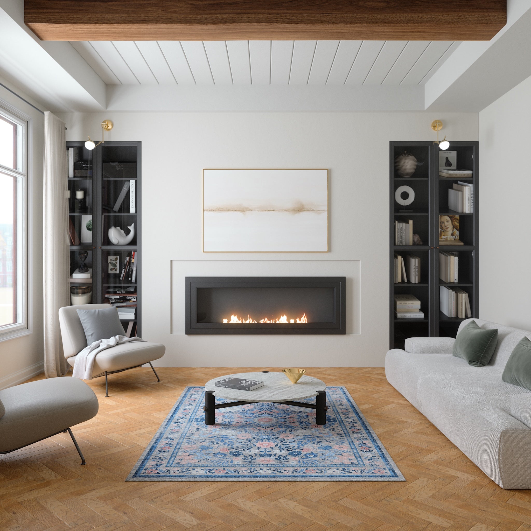 Olivia Vintage Floral Rug