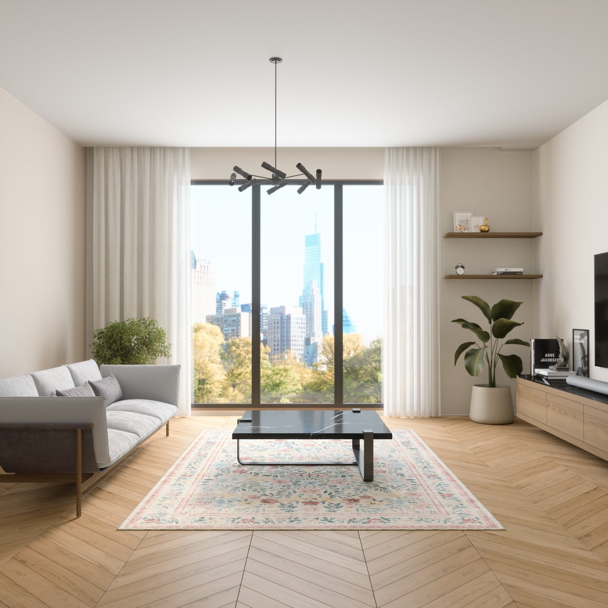 Olivia Vintage Floral Rug