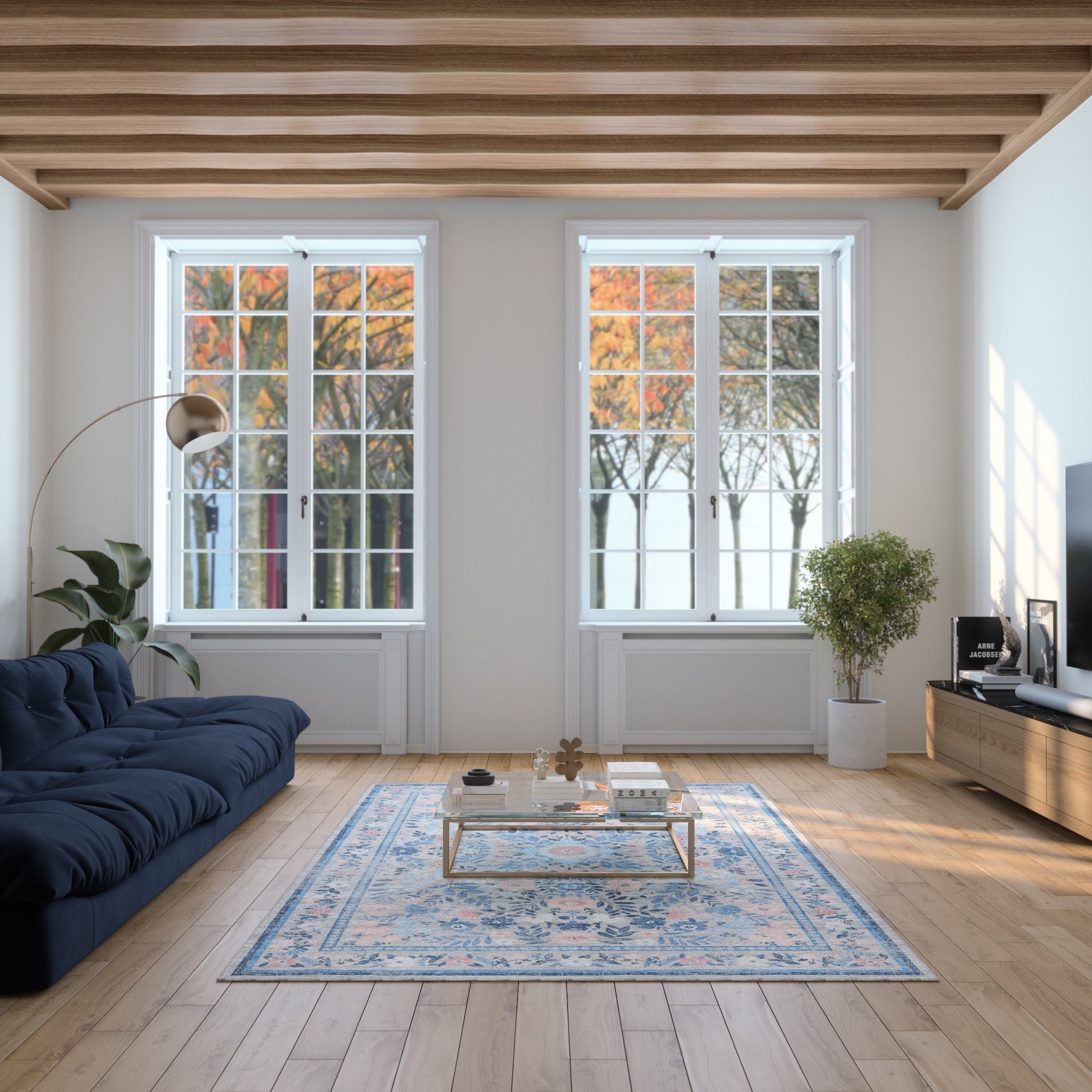 Olivia Vintage Floral Rug