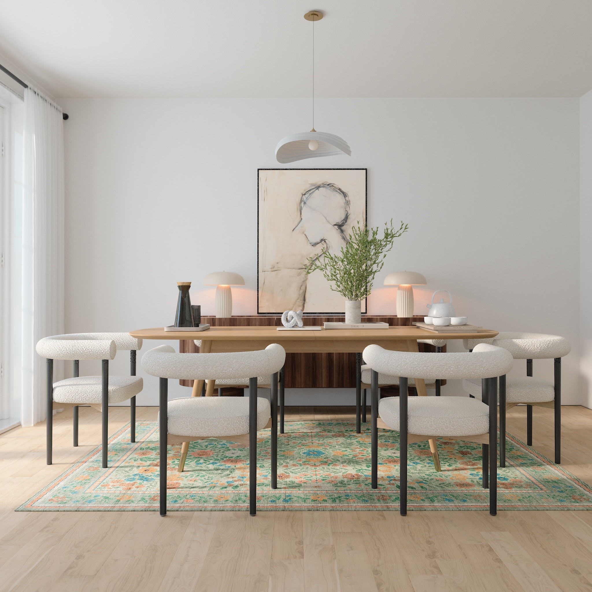 Olivia Vintage Floral Rug