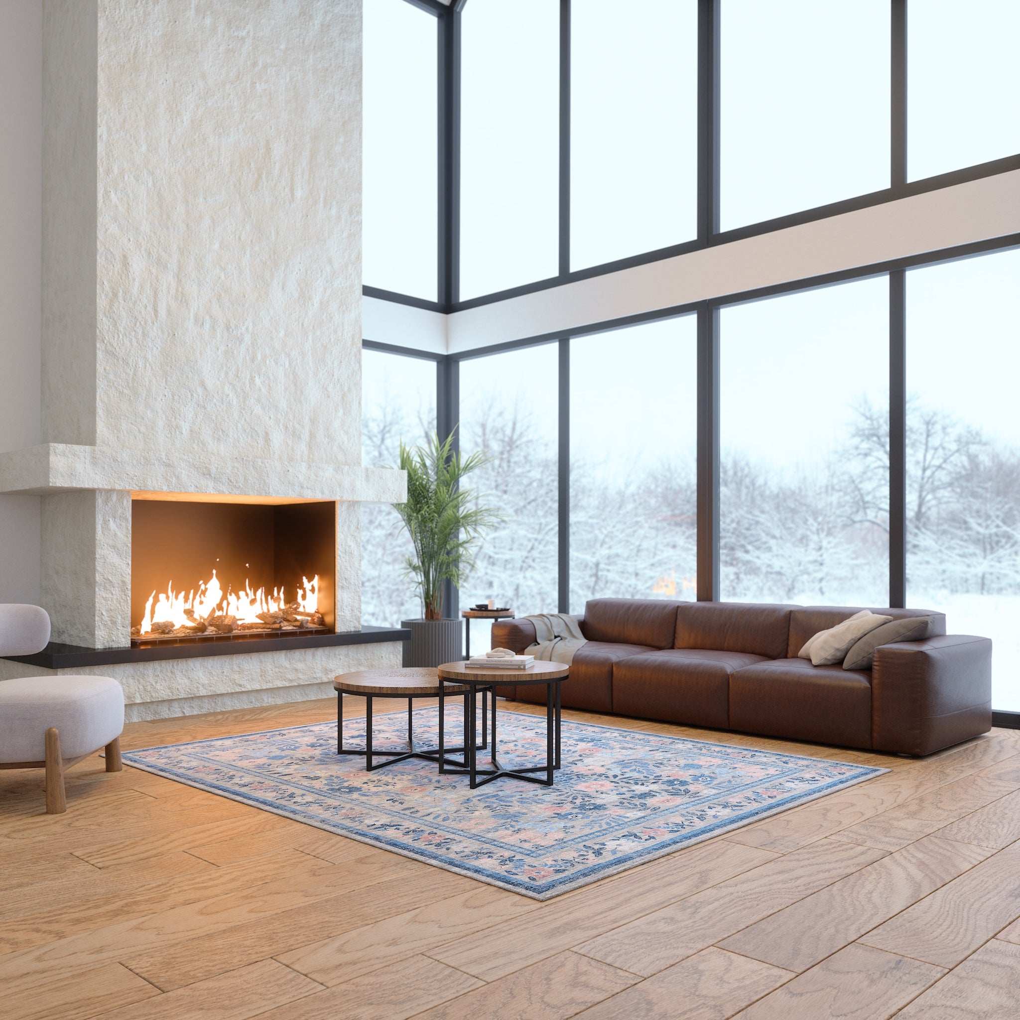 Olivia Vintage Floral Rug