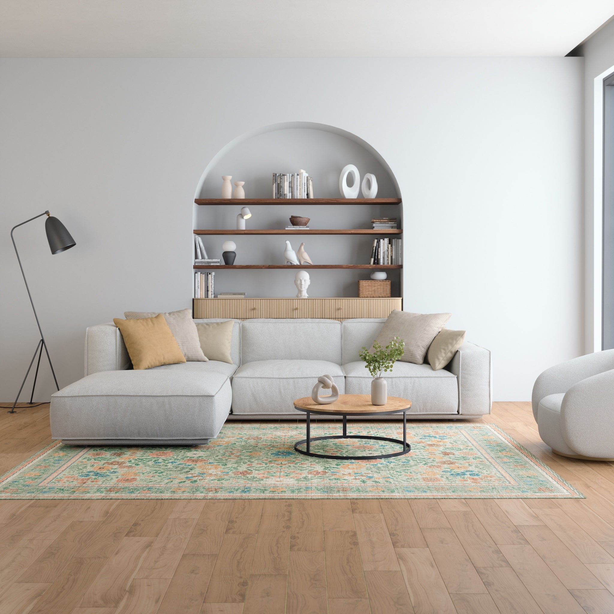 Olivia Vintage Floral Rug