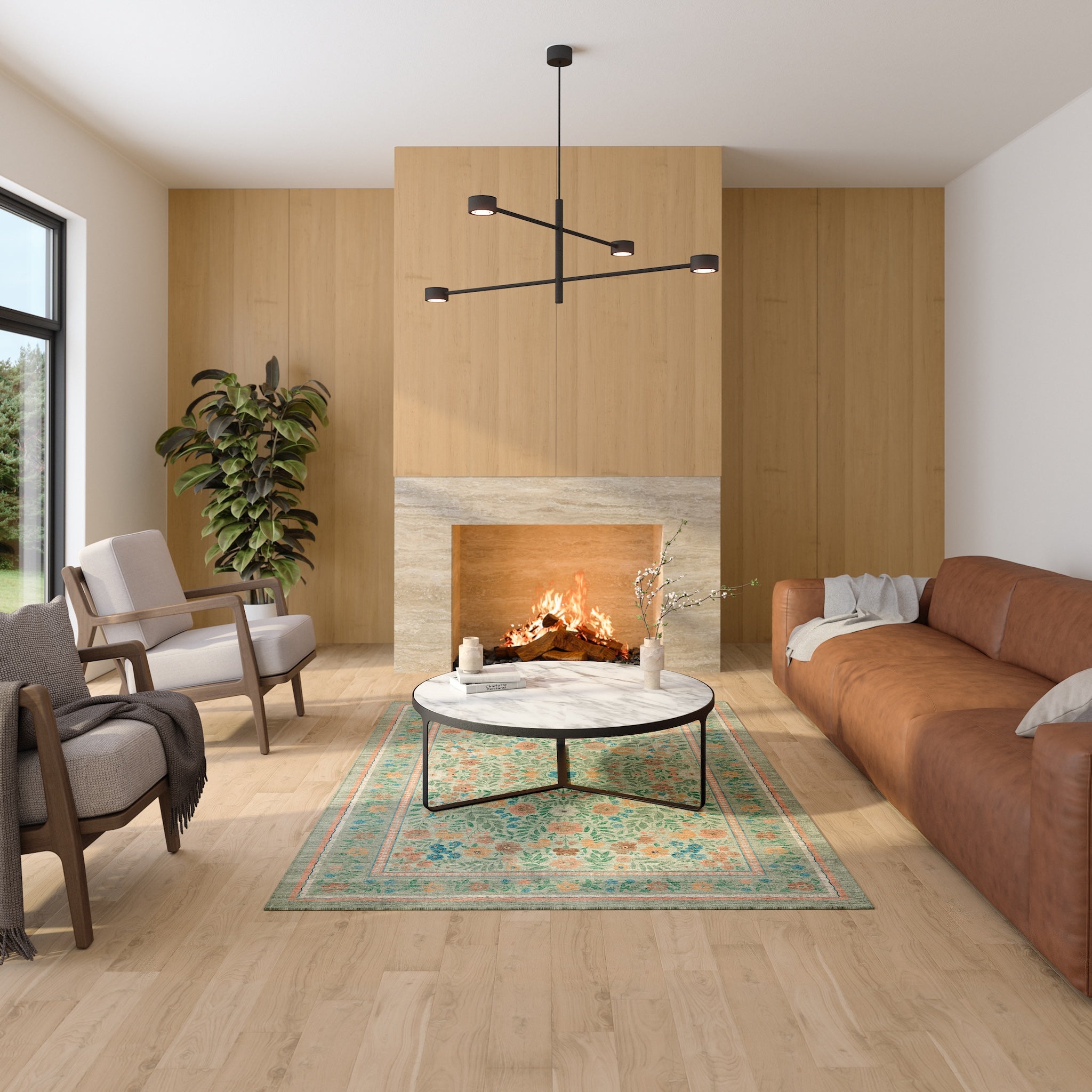 Olivia Vintage Floral Rug