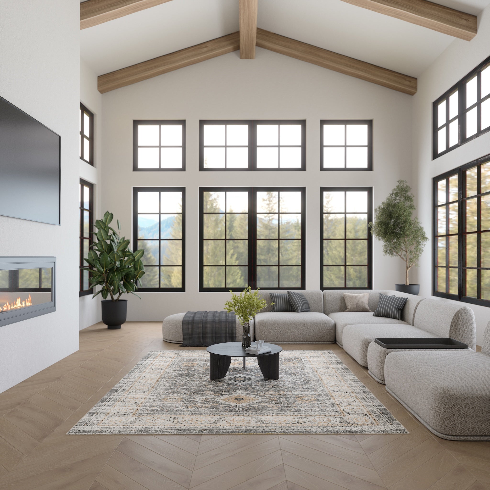 Bethany Реколта медальон килим