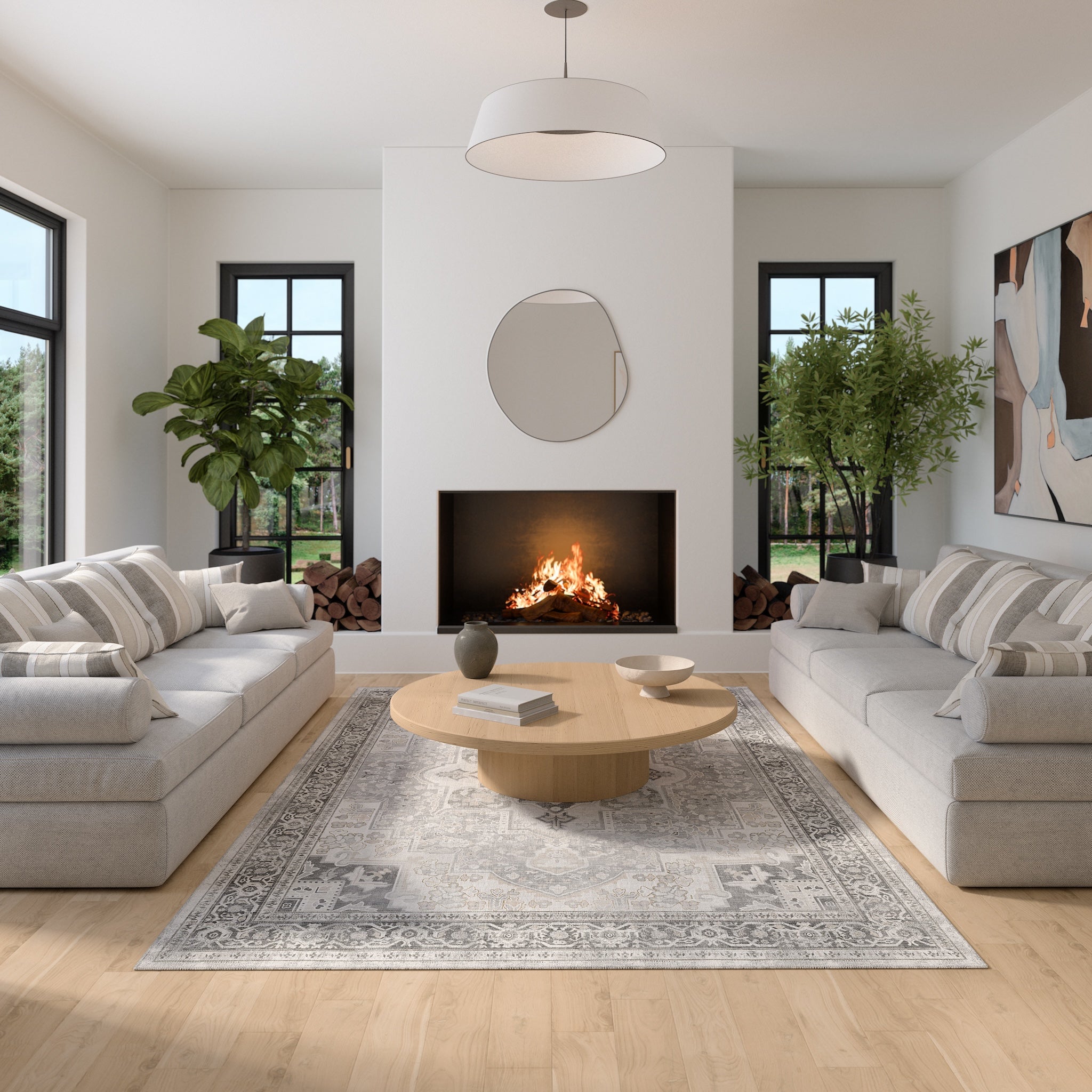 Isabela Килим с орнаментален медальон