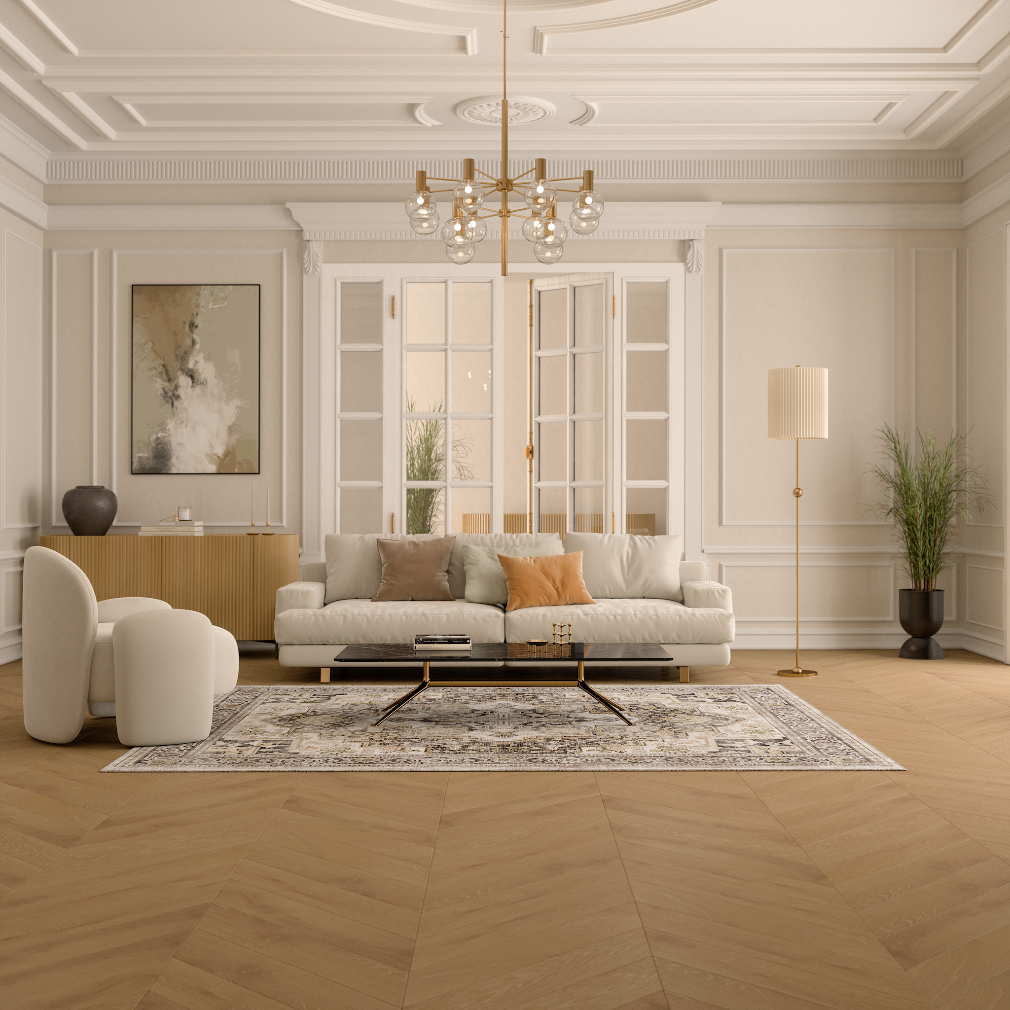 Isabela Килим с орнаментален медальон