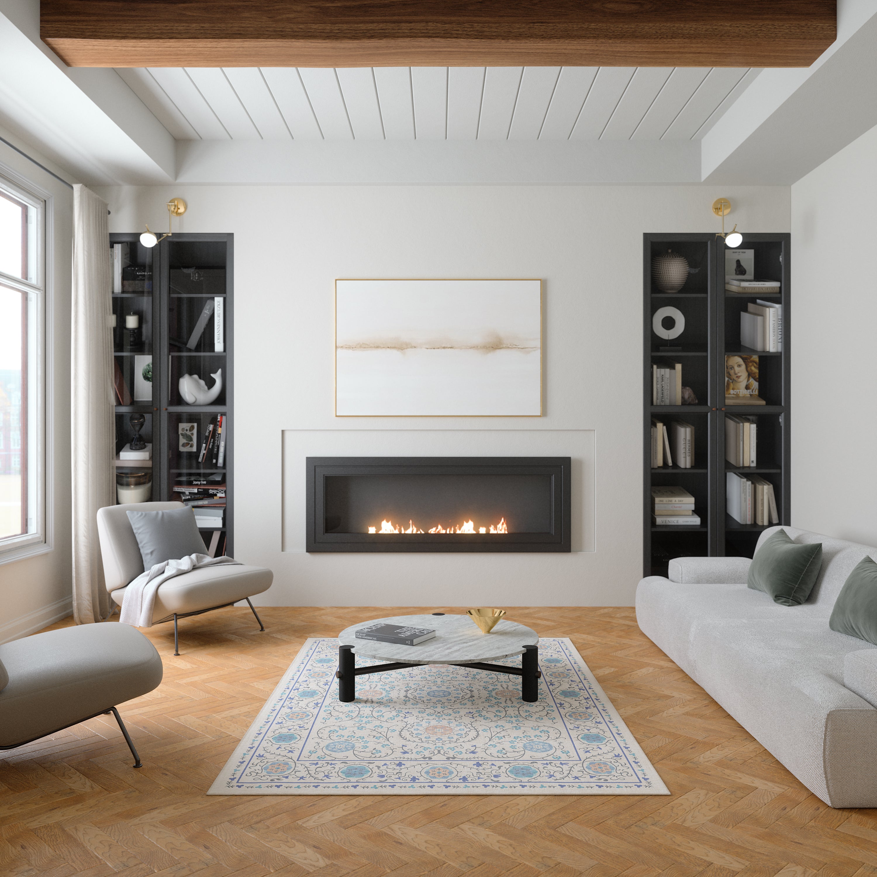 Rosalie Декоративен килим с медальон