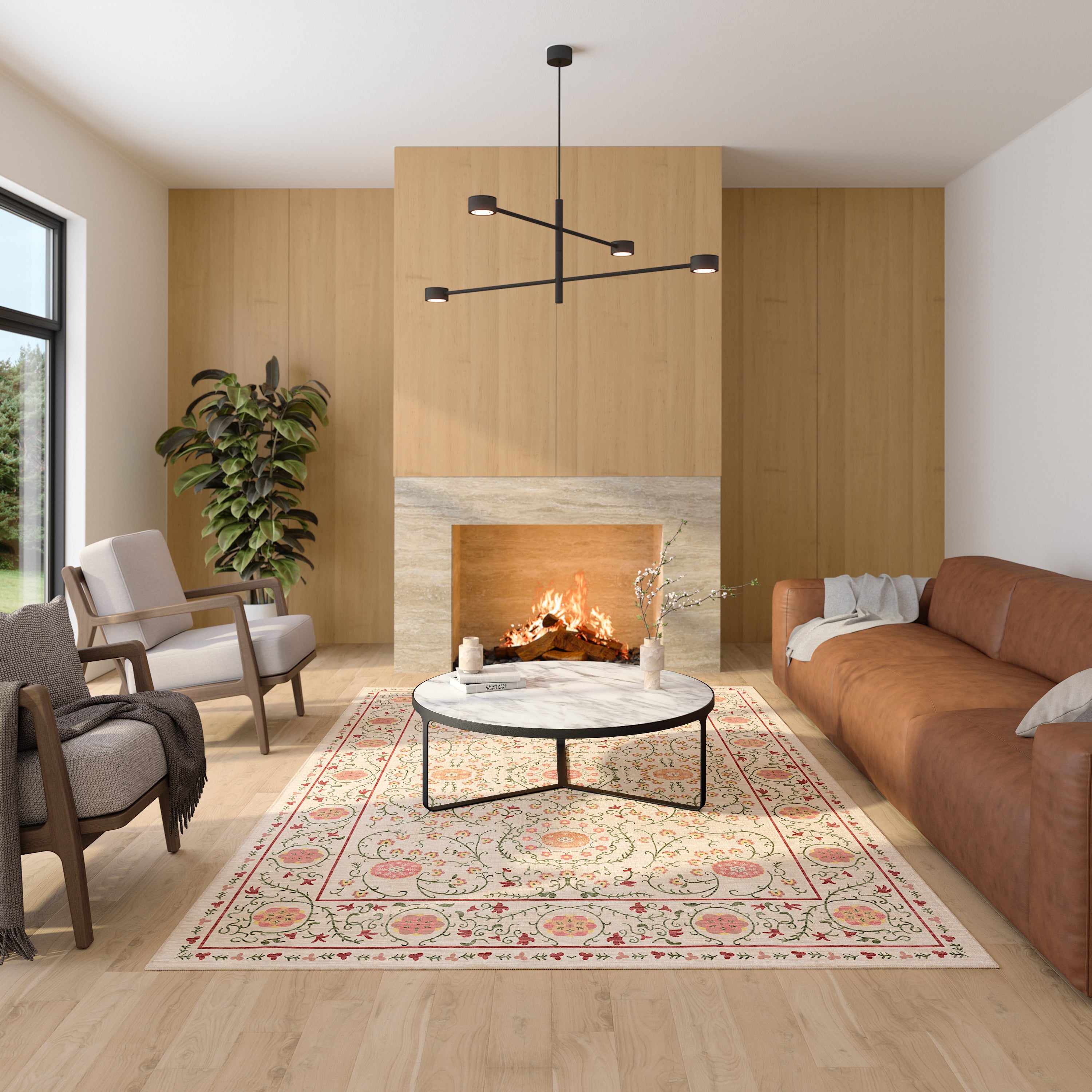 Rosalie Декоративен килим с медальон