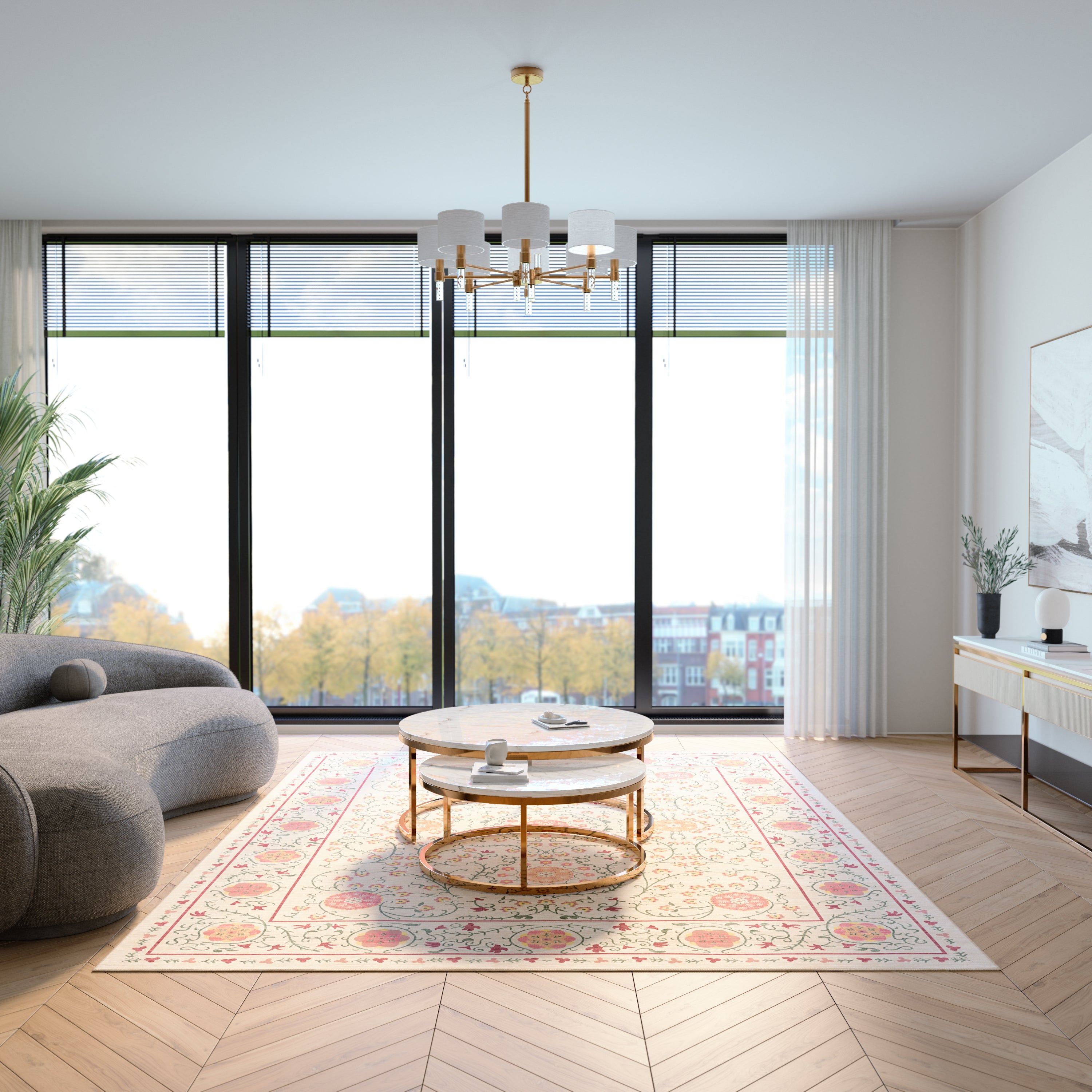 Rosalie Декоративен килим с медальон