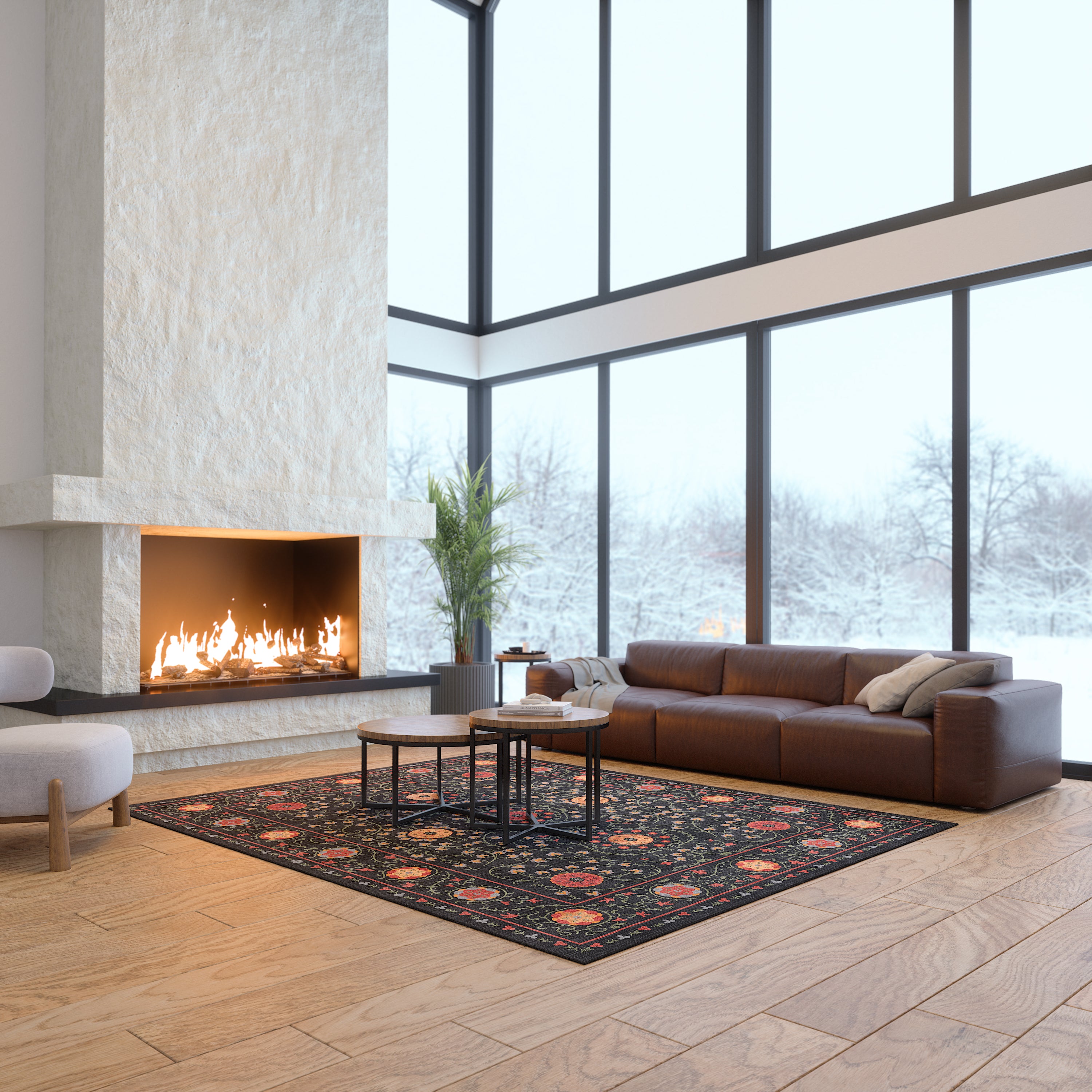 Rosalie Декоративен килим с медальон