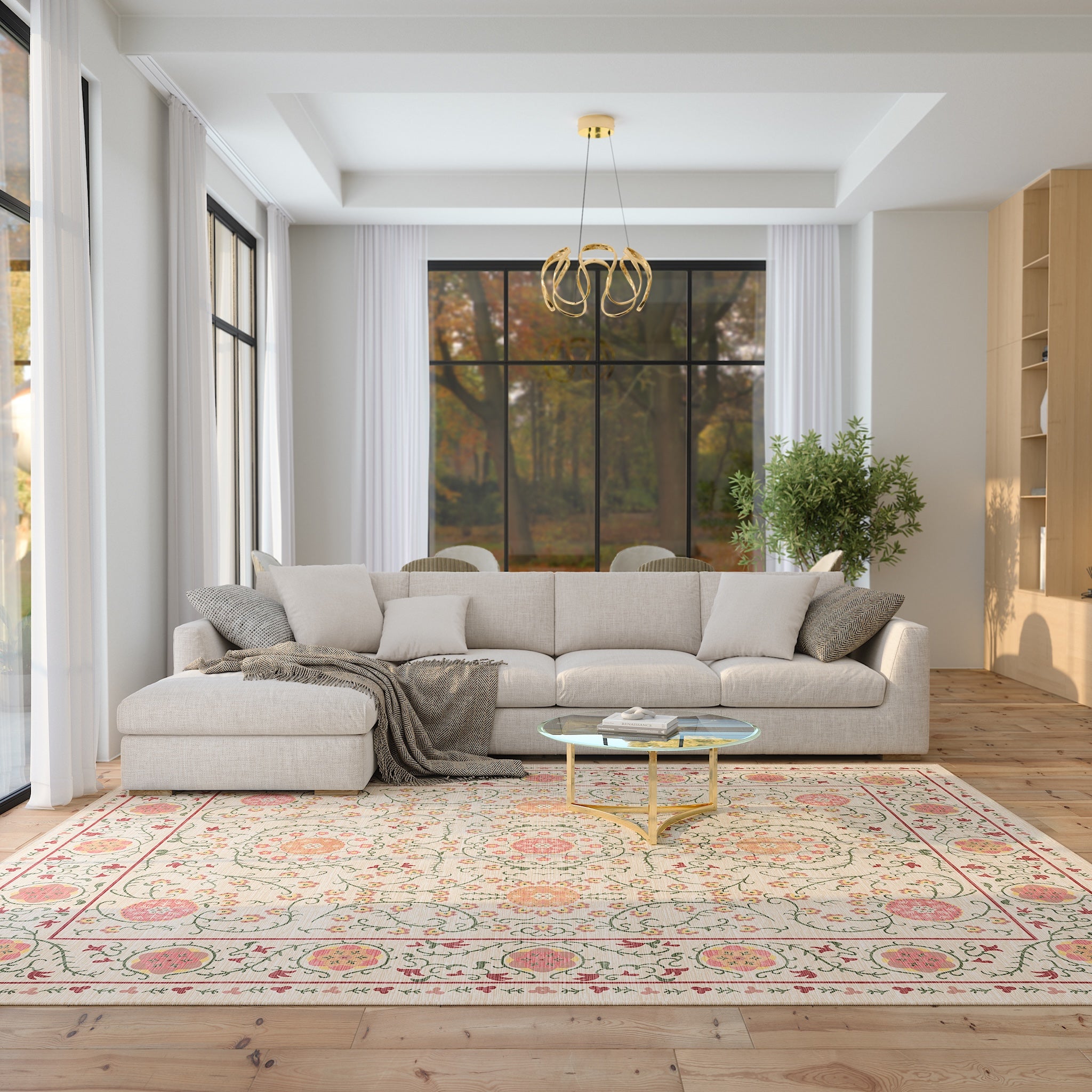 Rosalie Декоративен килим с медальон