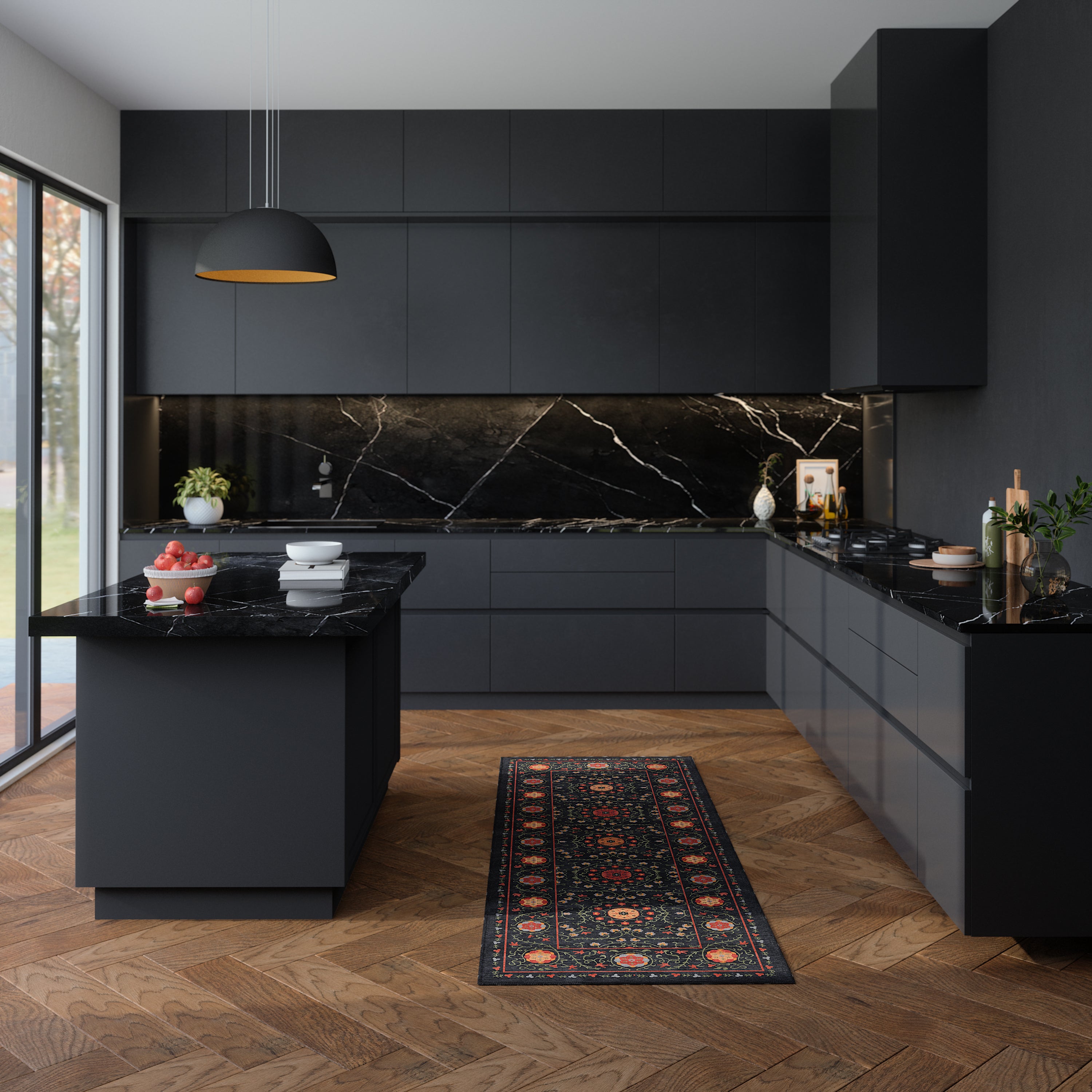 Rosalie Декоративен килим с медальон