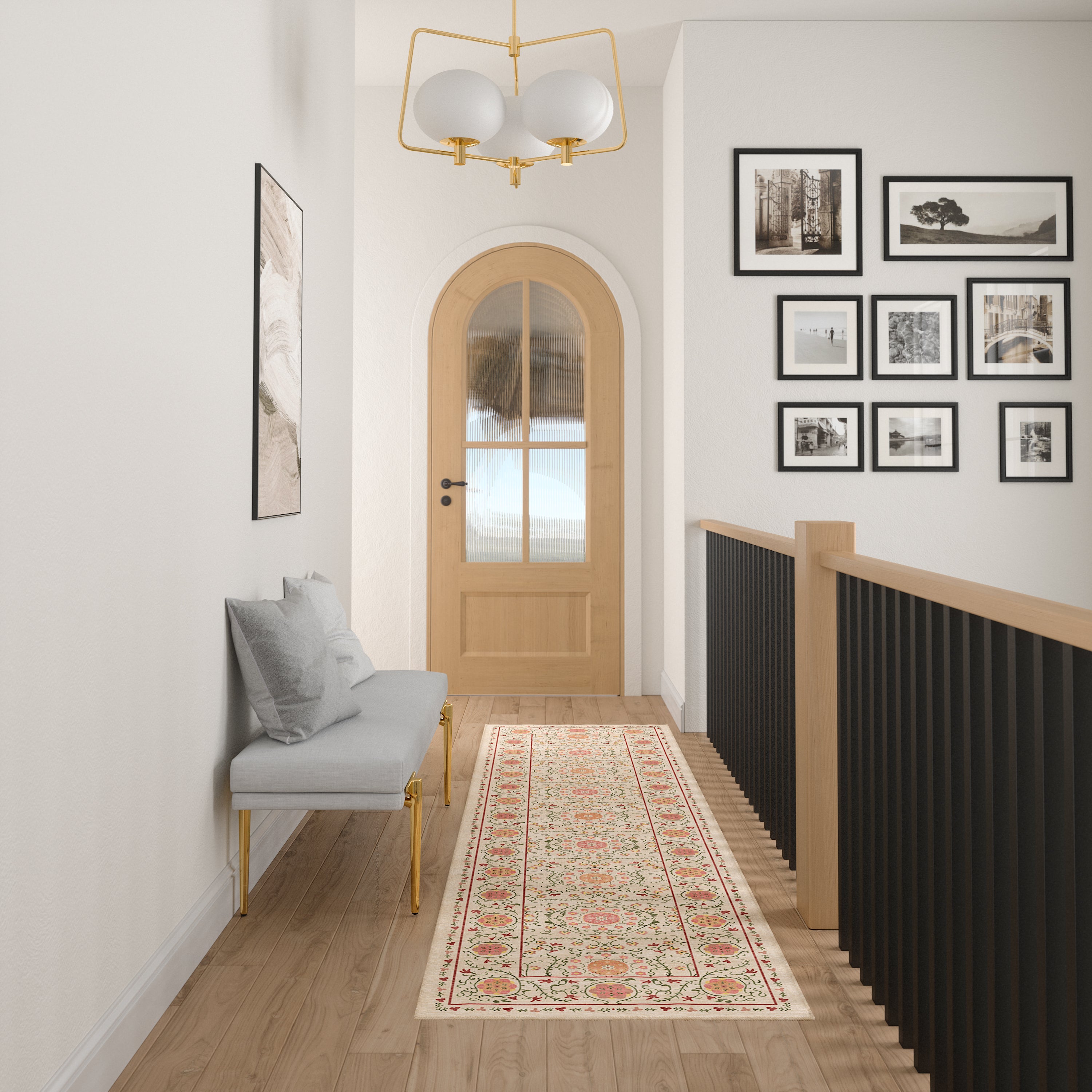 Rosalie Декоративен килим с медальон