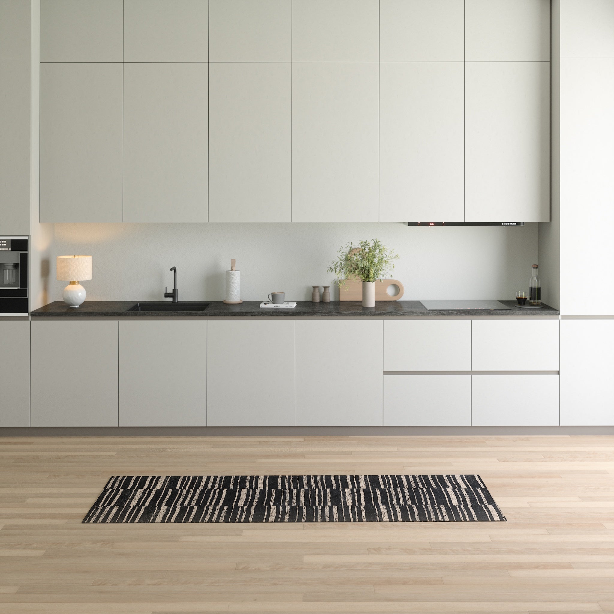 Remi Alfombra Moderna a Rayas