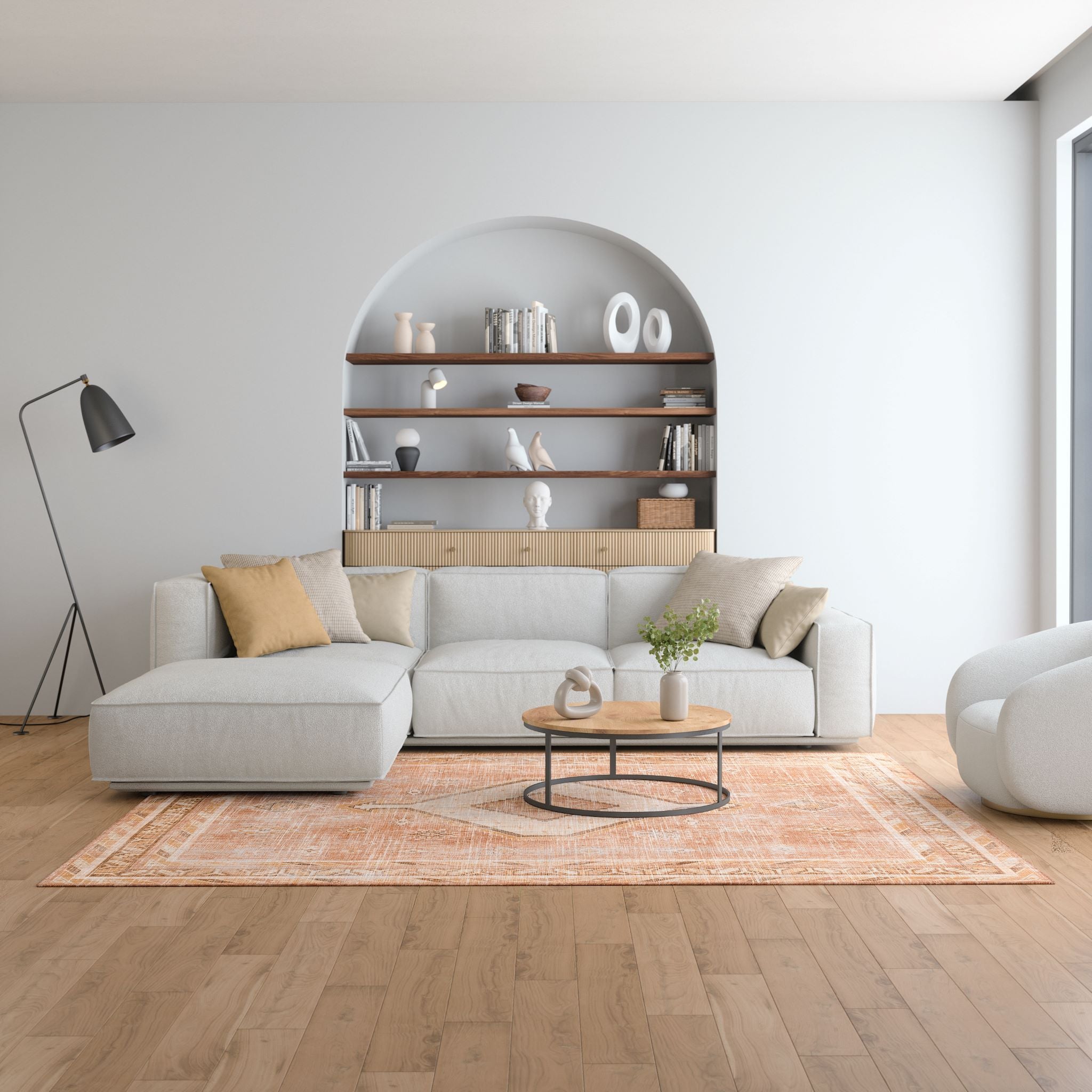 Cora Tapete Medalhão Ornamental