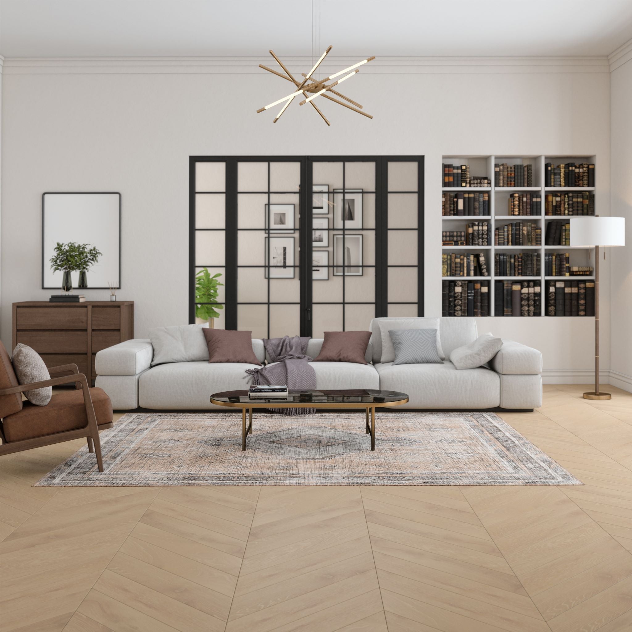 Cora Tapete Medalhão Ornamental