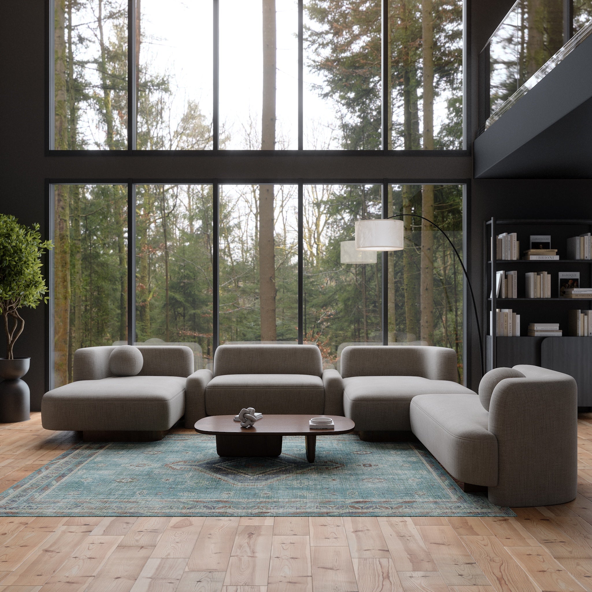 Cora Tapete Medalhão Ornamental