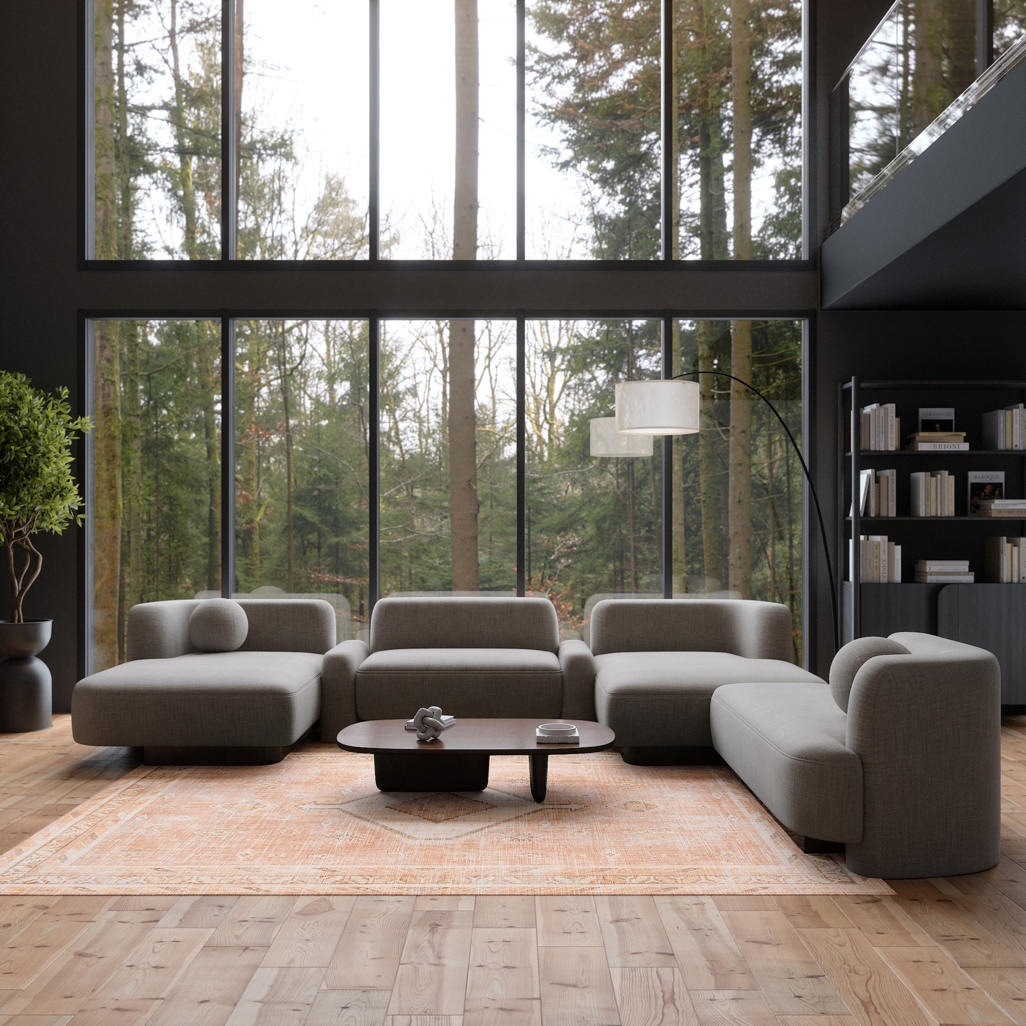 Cora Tapete Medalhão Ornamental