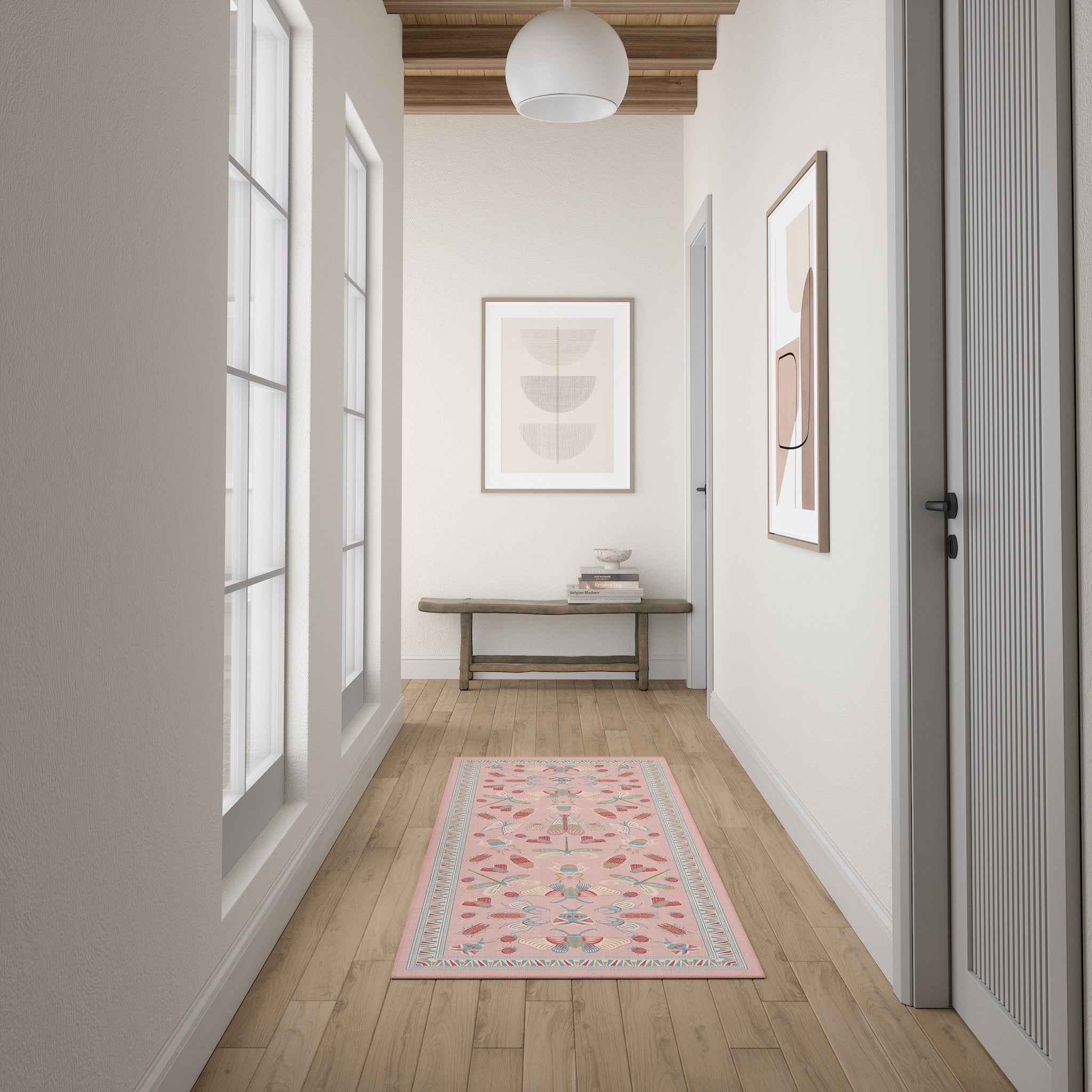 Thalia Tapis Éclectique À Motifs D'Insectes
