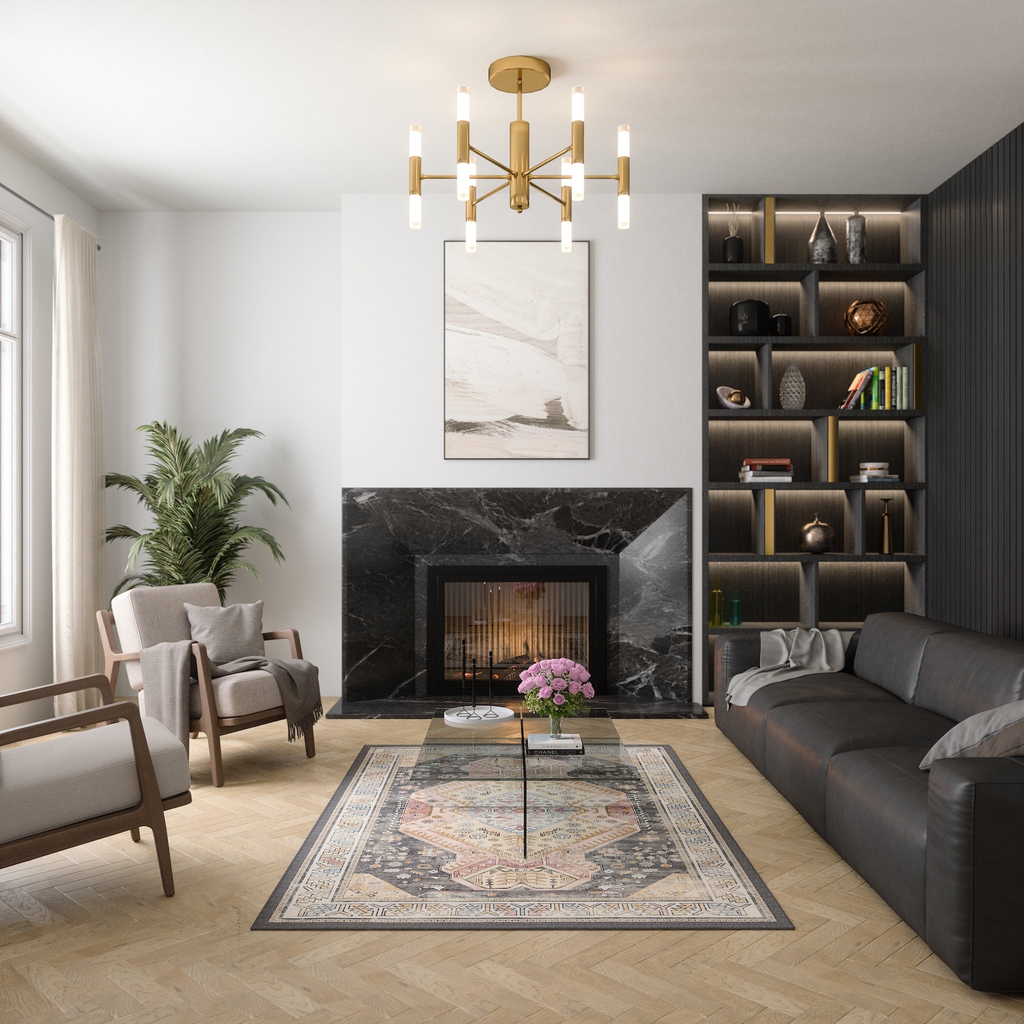 Isla Ornamental Medallion Rug