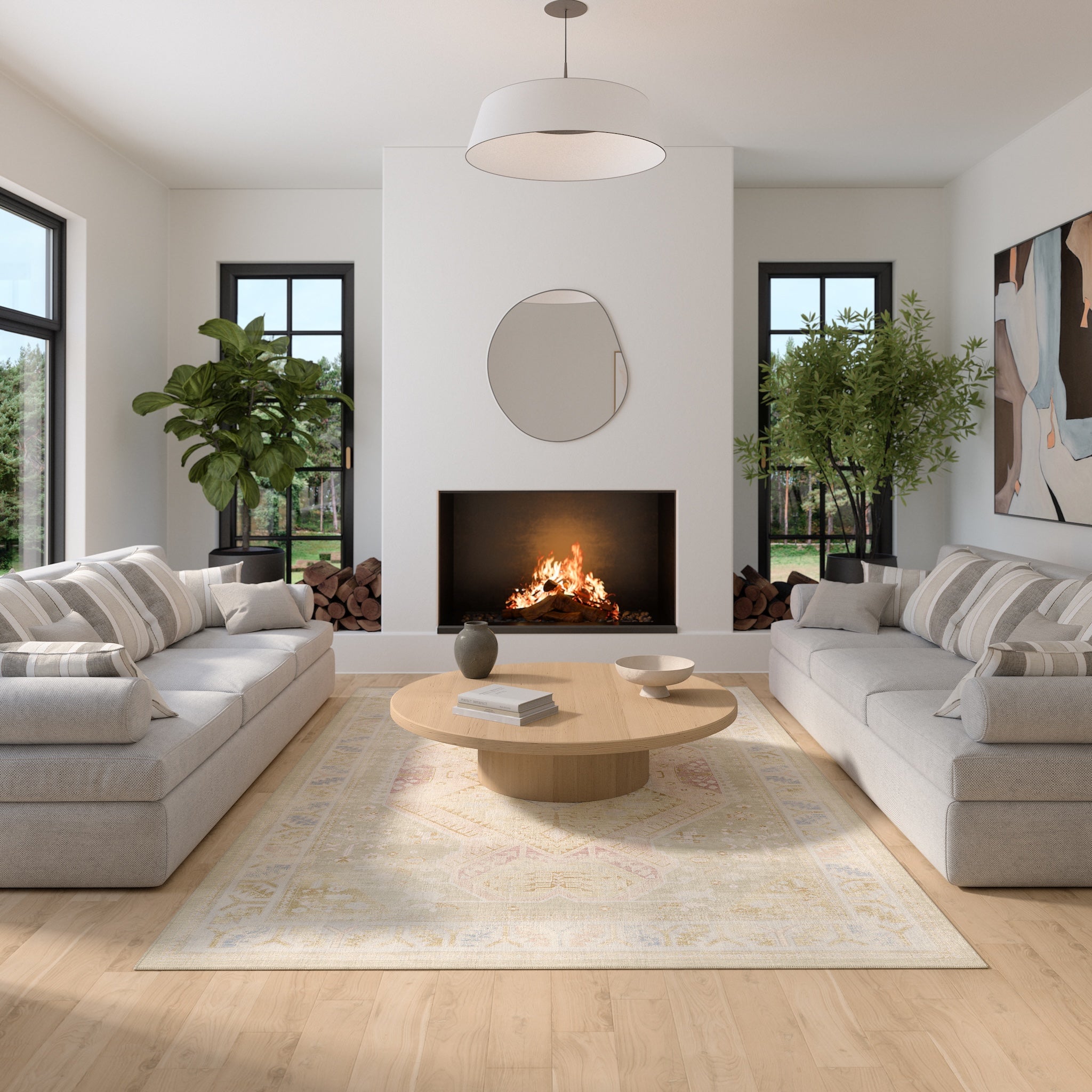 Isla Ornamental Medallion Rug