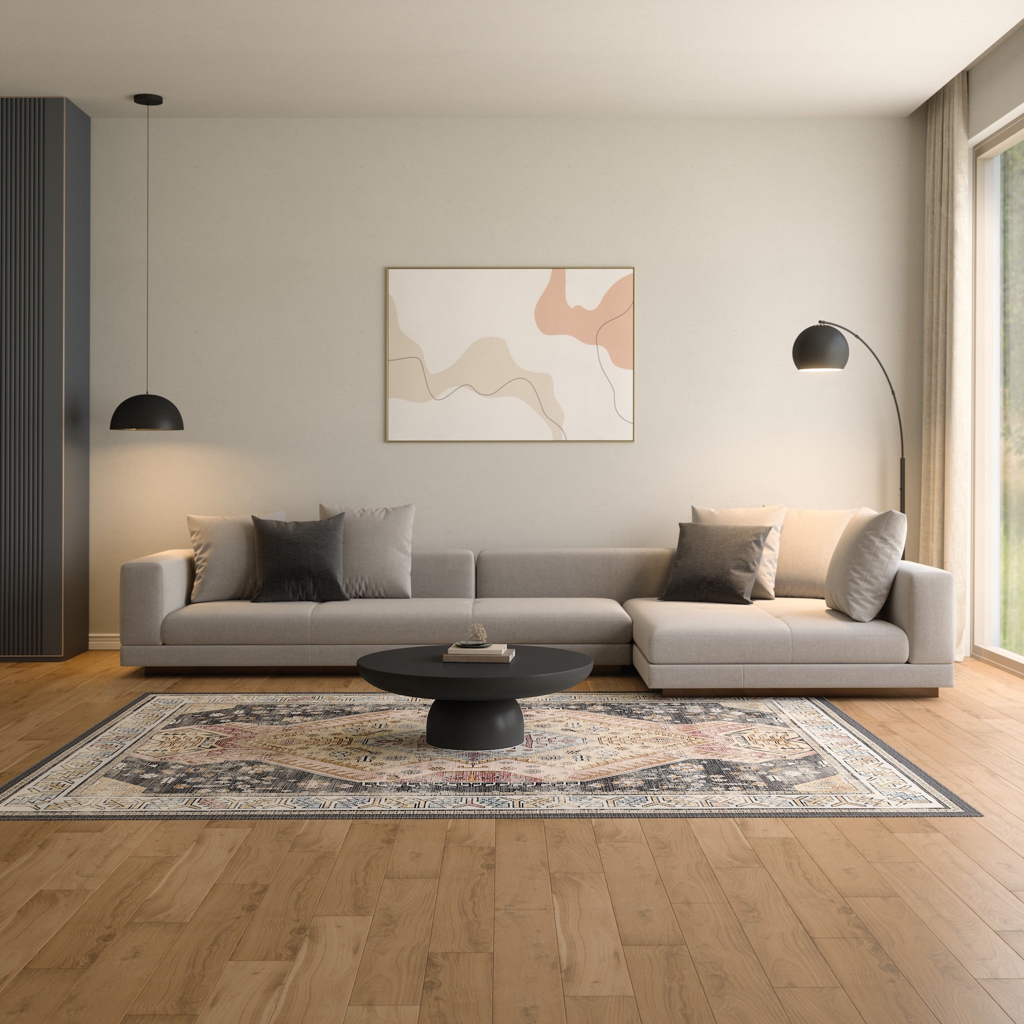 Isla Ornamental Medallion Rug