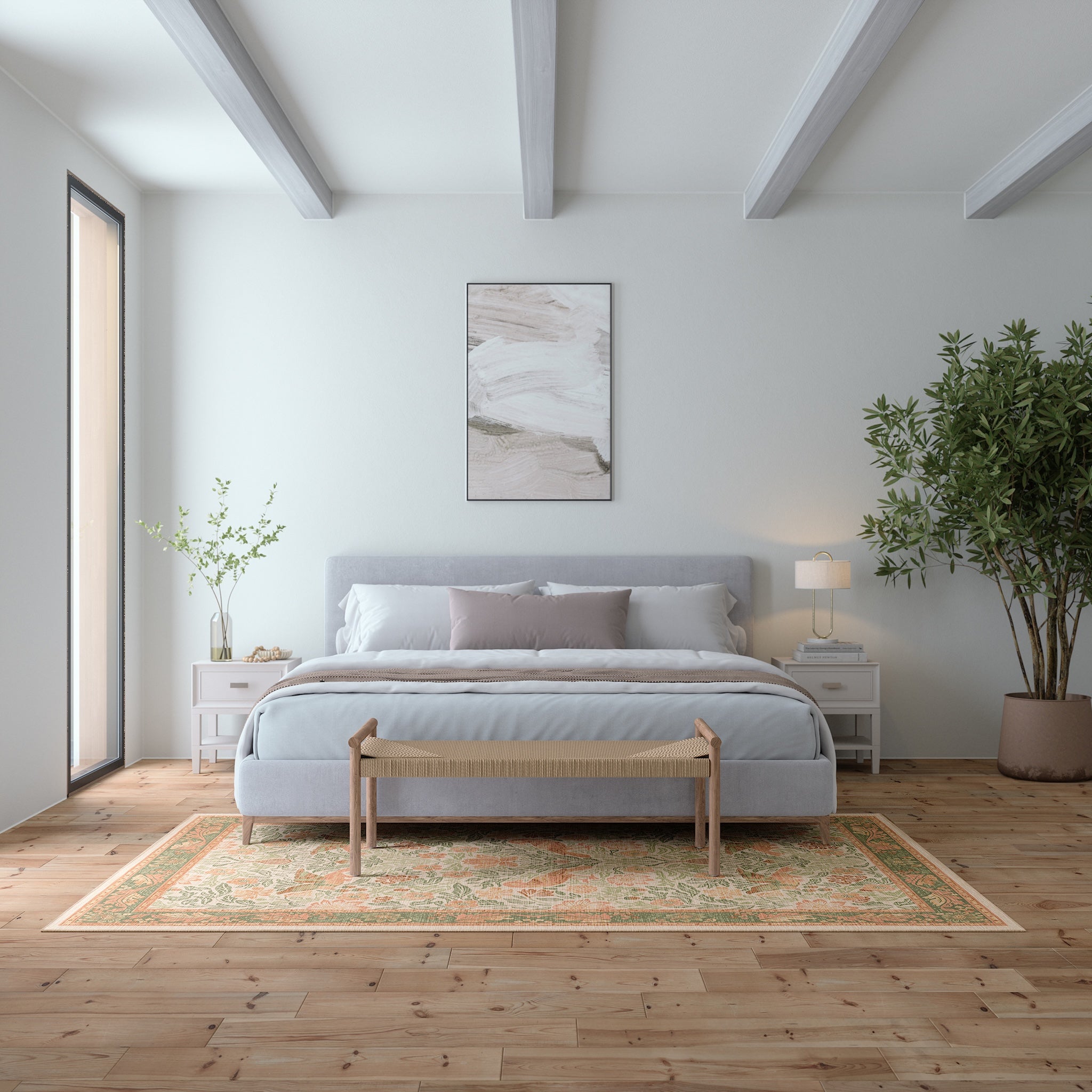 Ophelia Декоративен флорален килим