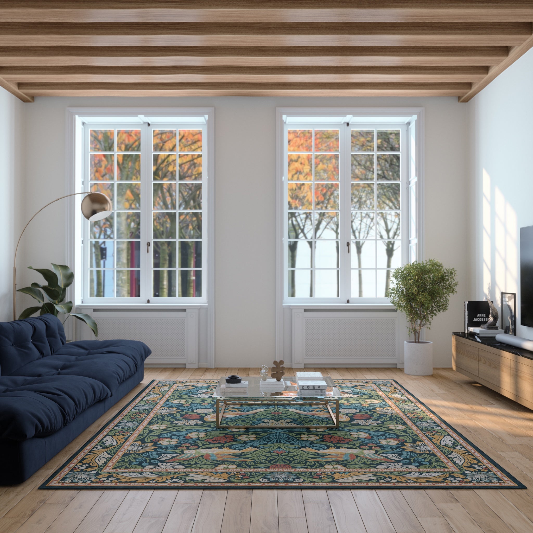 Ophelia Декоративен флорален килим