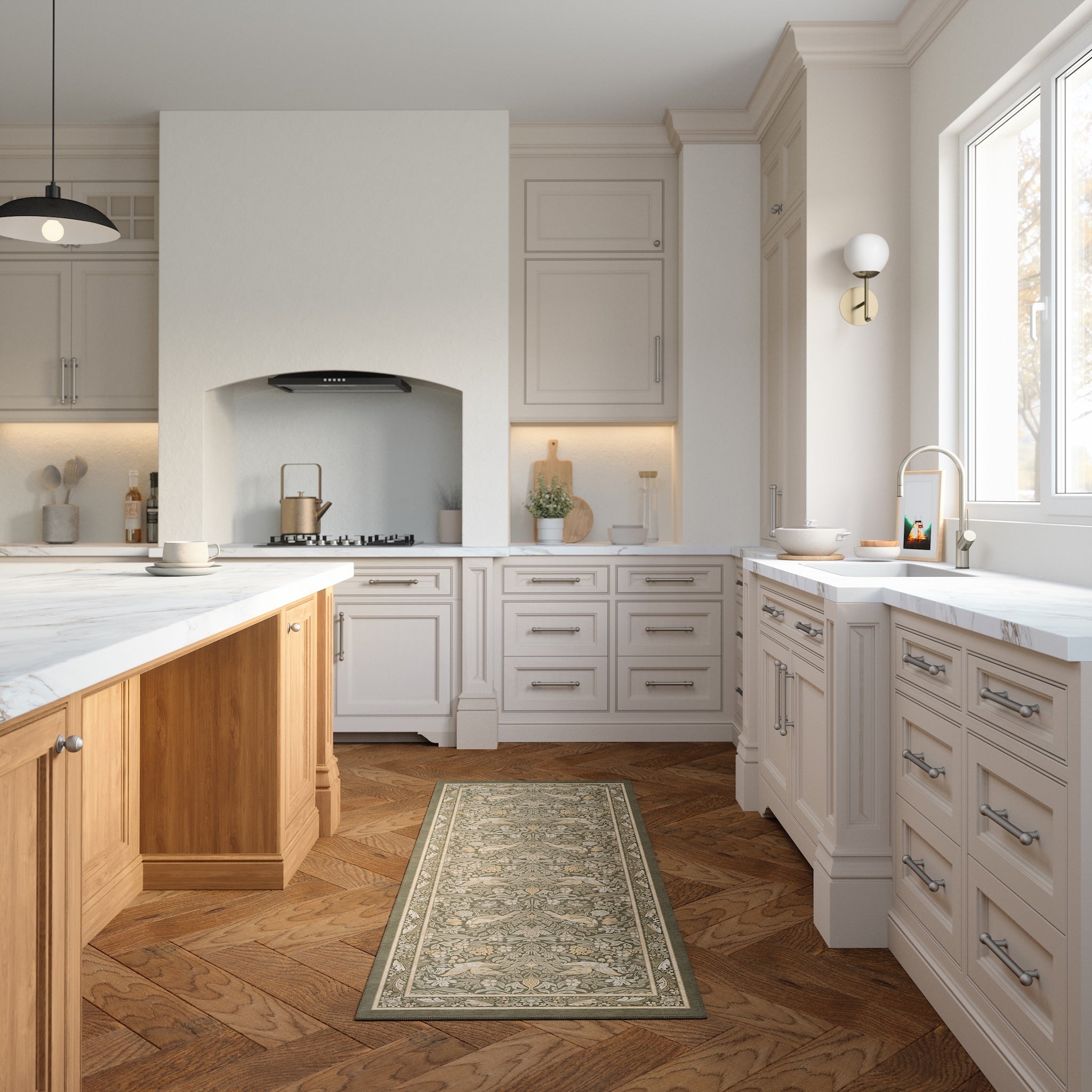 Ophelia Декоративен флорален килим