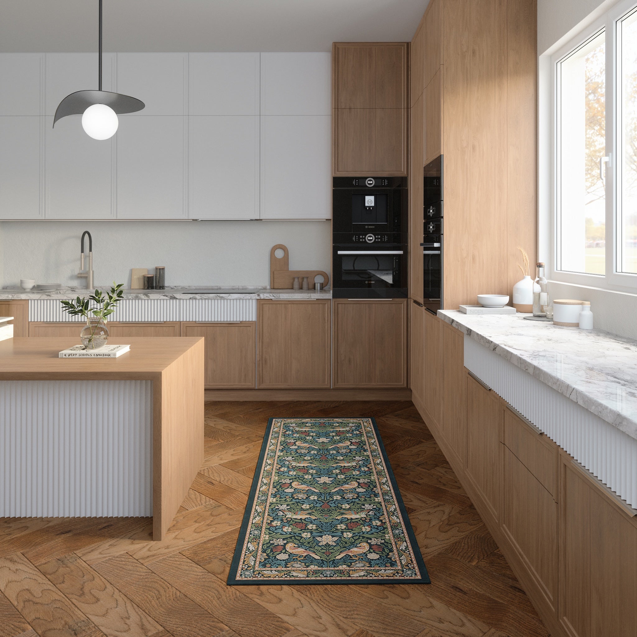 Ophelia Декоративен флорален килим