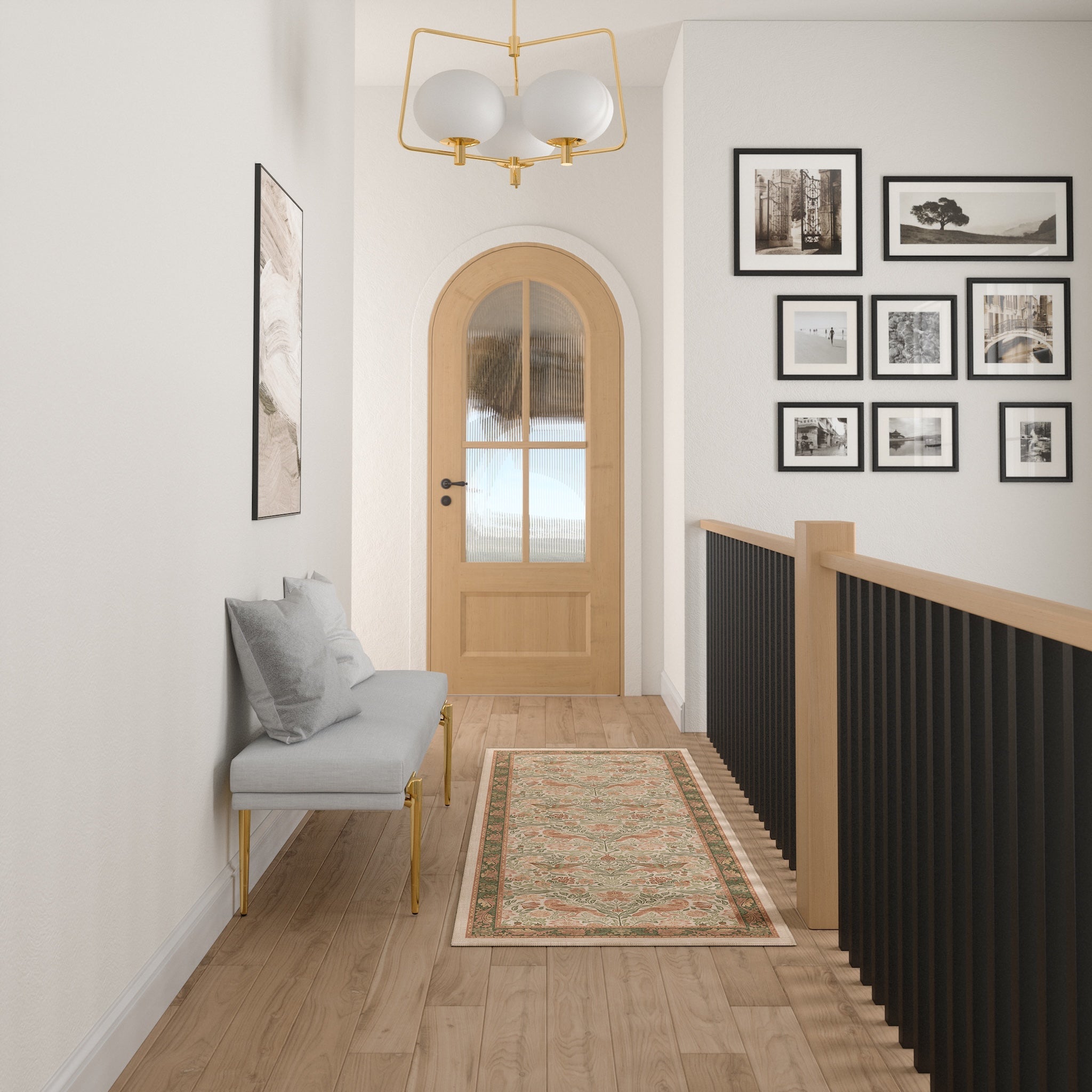 Ophelia Декоративен флорален килим