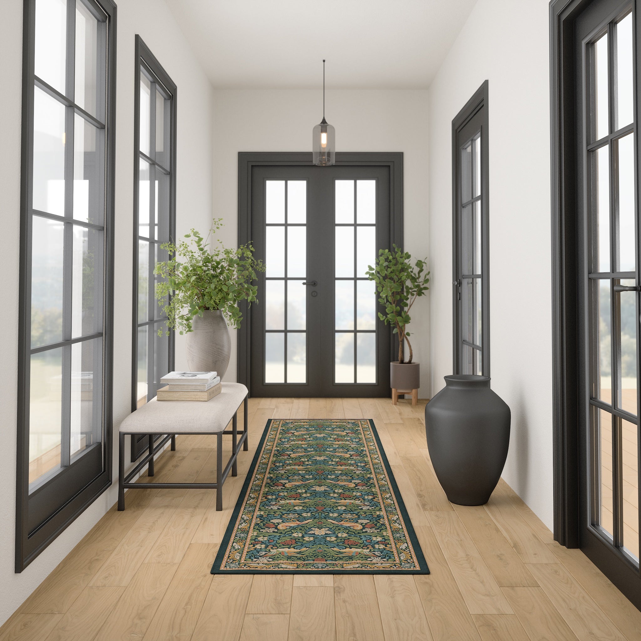 Ophelia Декоративен флорален килим