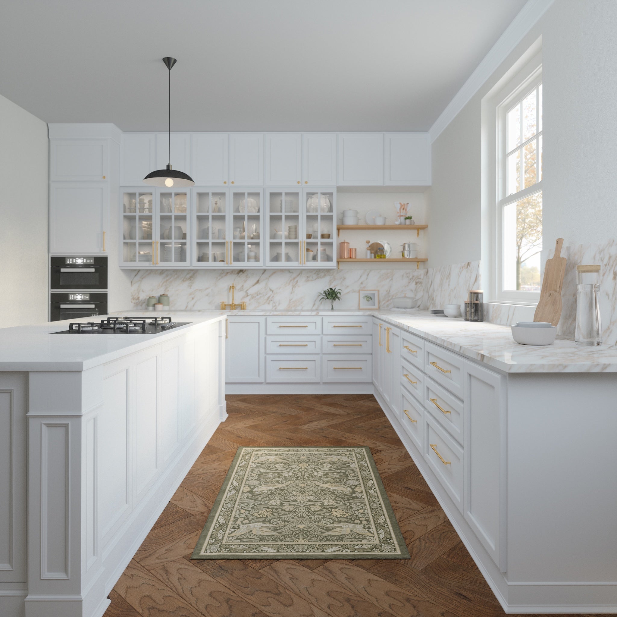 Ophelia Декоративен флорален килим