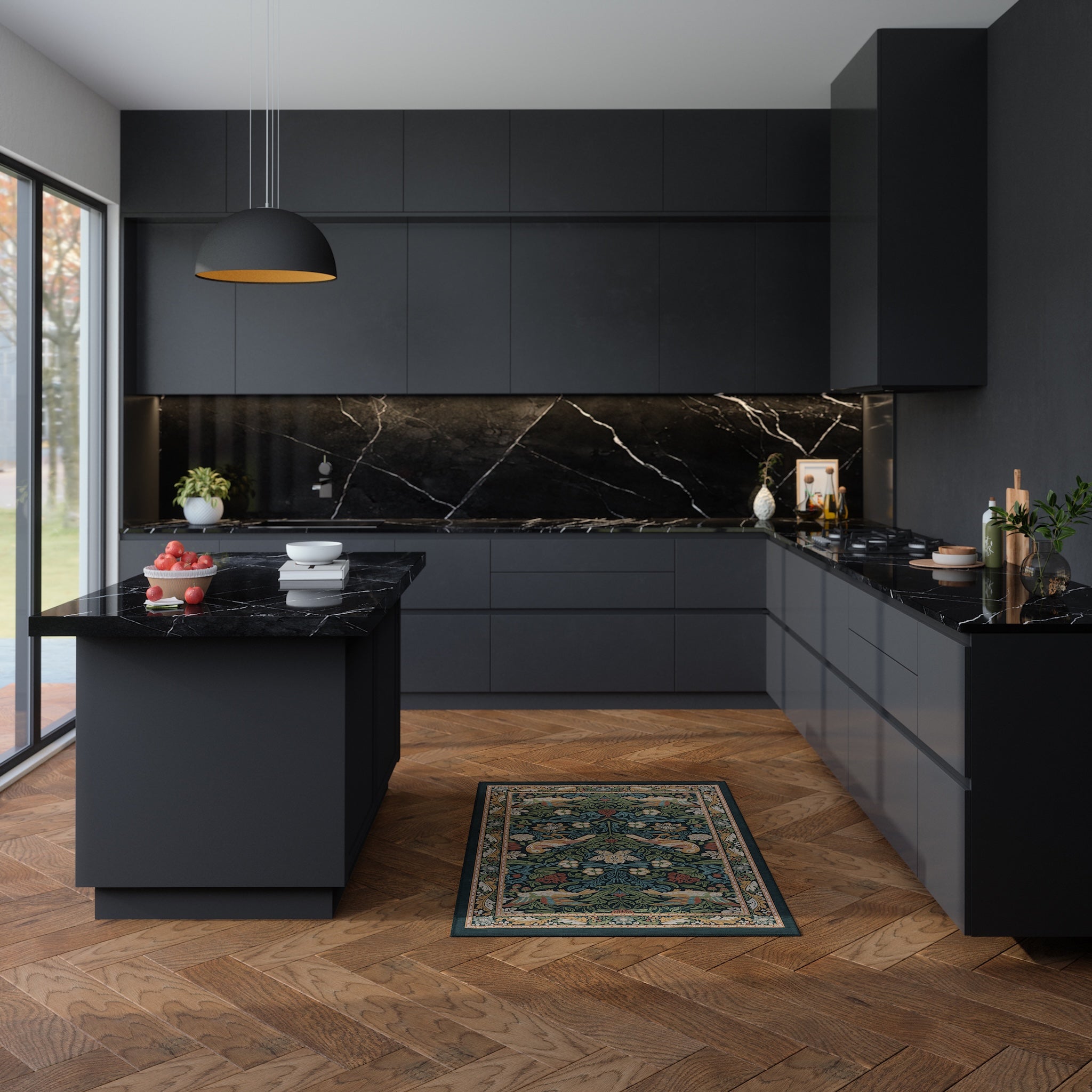 Ophelia Декоративен флорален килим