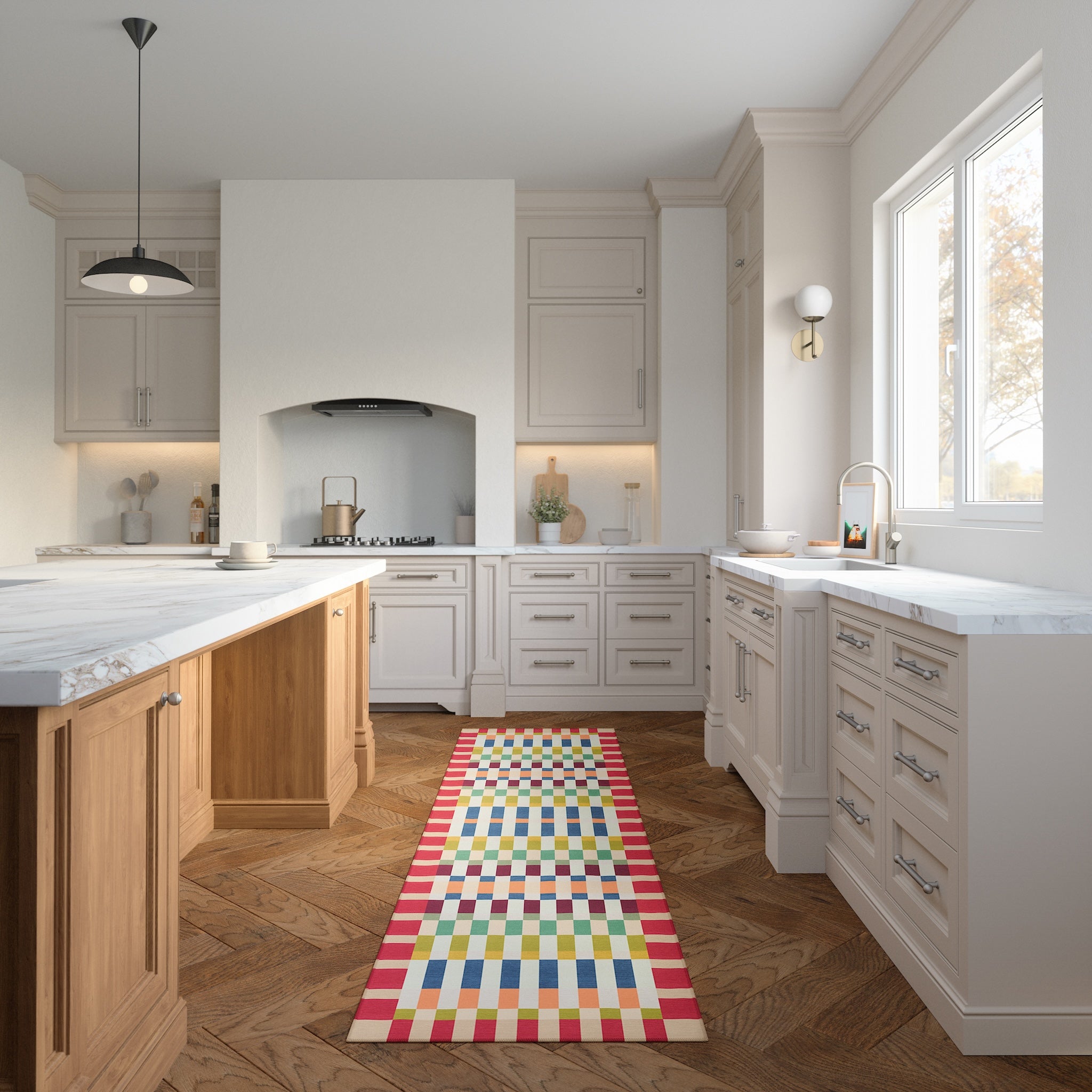 Emery Tapis Géométrique À Carreaux