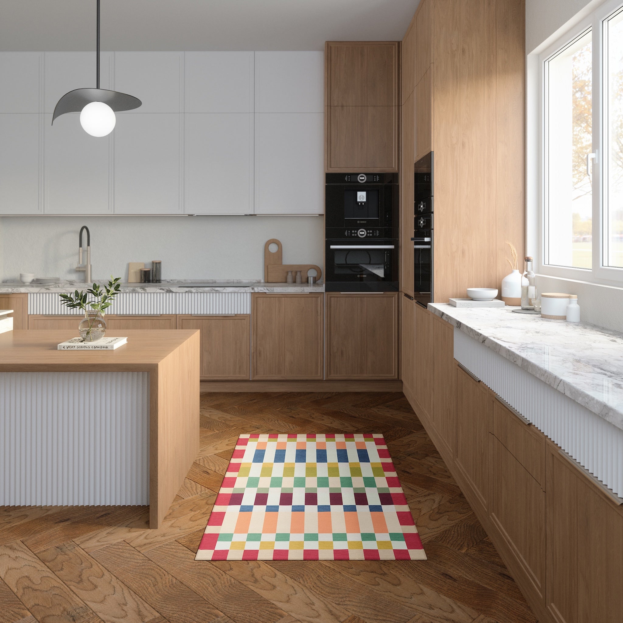 Emery Tapis Géométrique À Carreaux
