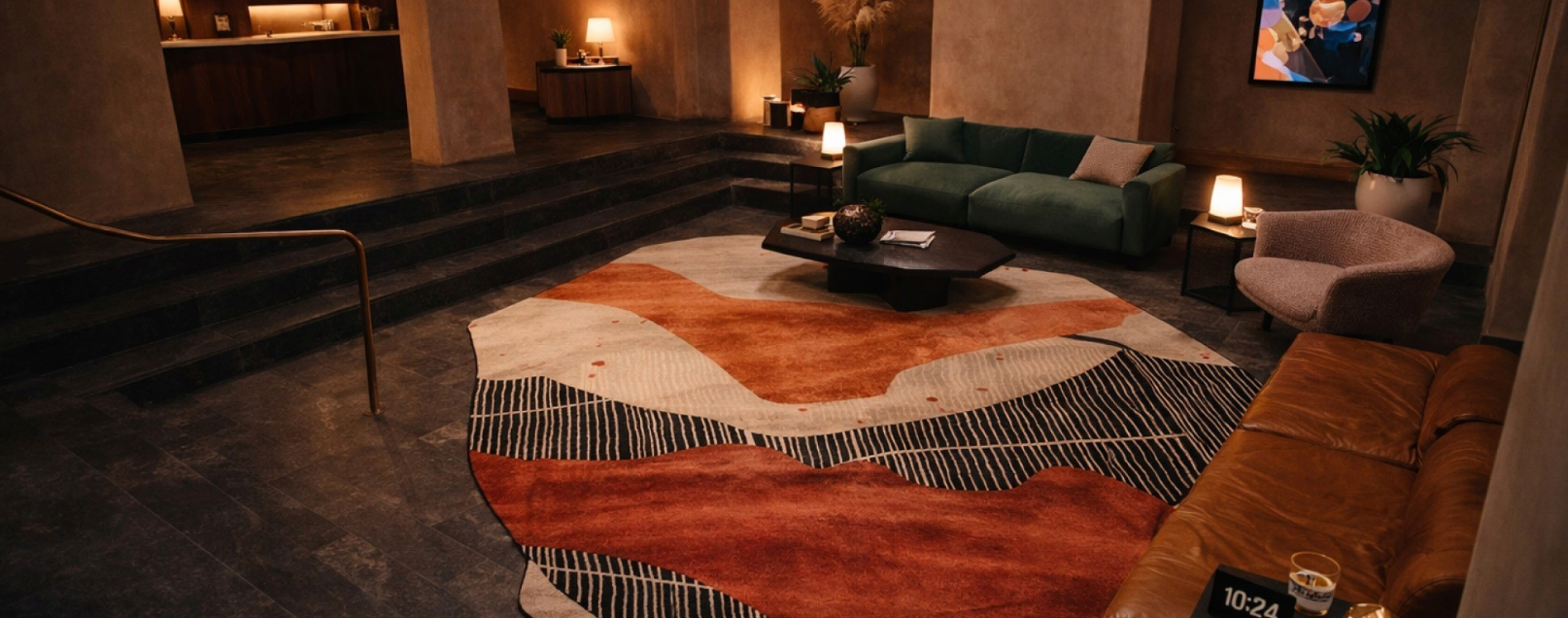 Bold Geometric Rugs Are Still the Core of 2026 Interior Trends