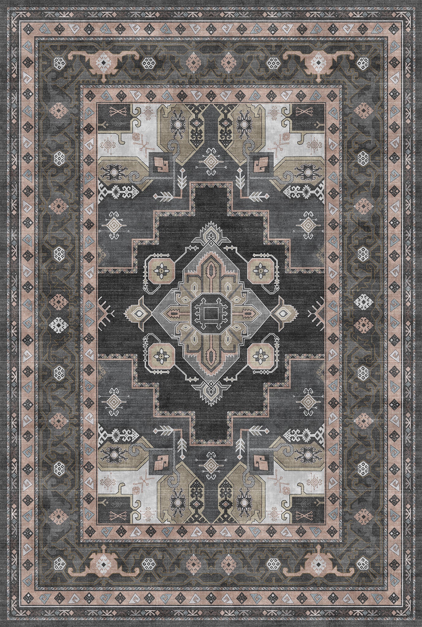 Milo Traditional Medallion Rug