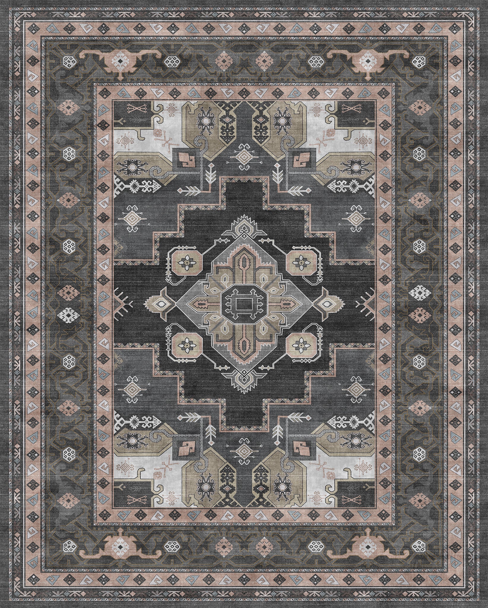 Milo Traditional Medallion Rug