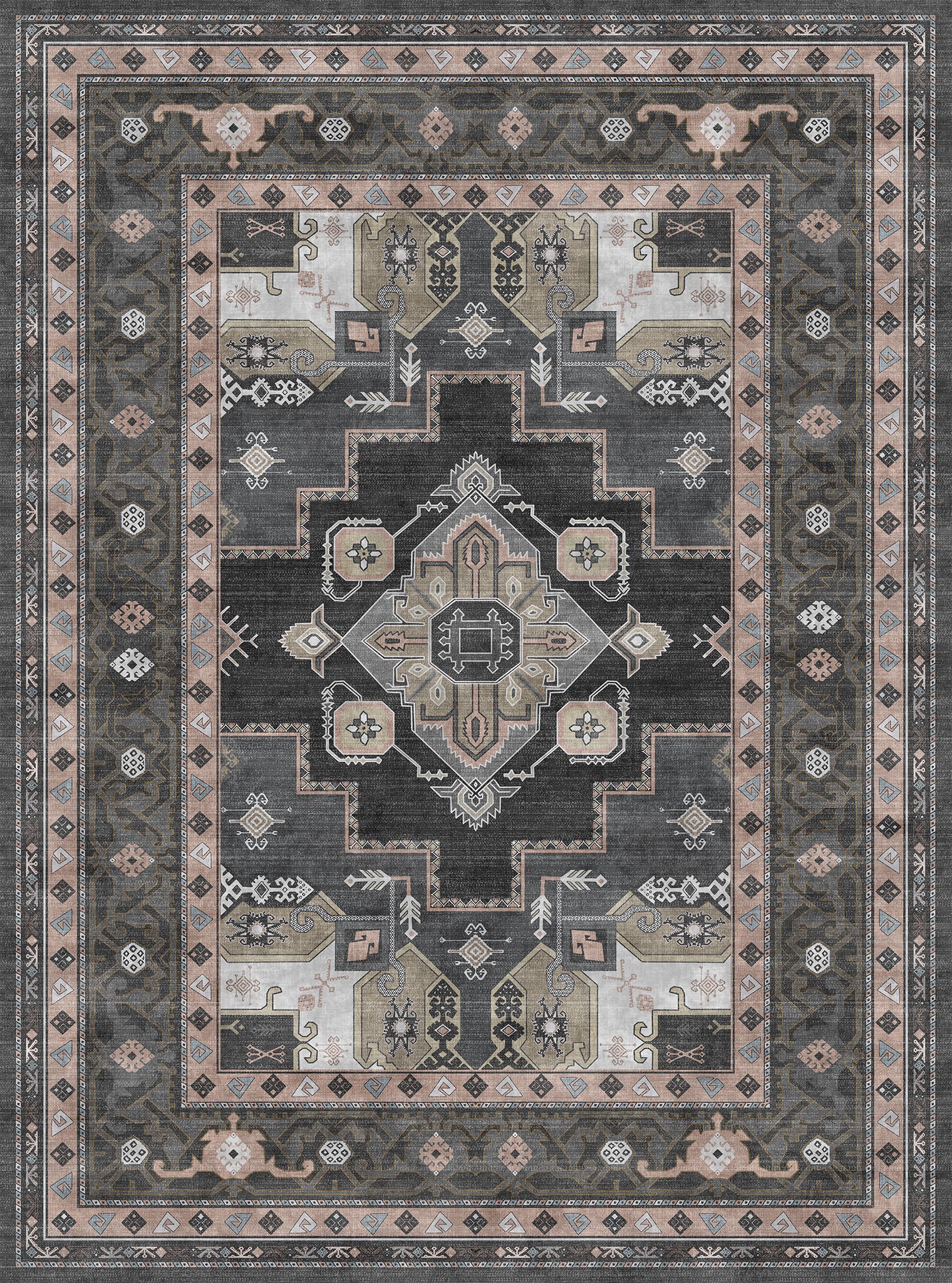 Milo Traditional Medallion Rug