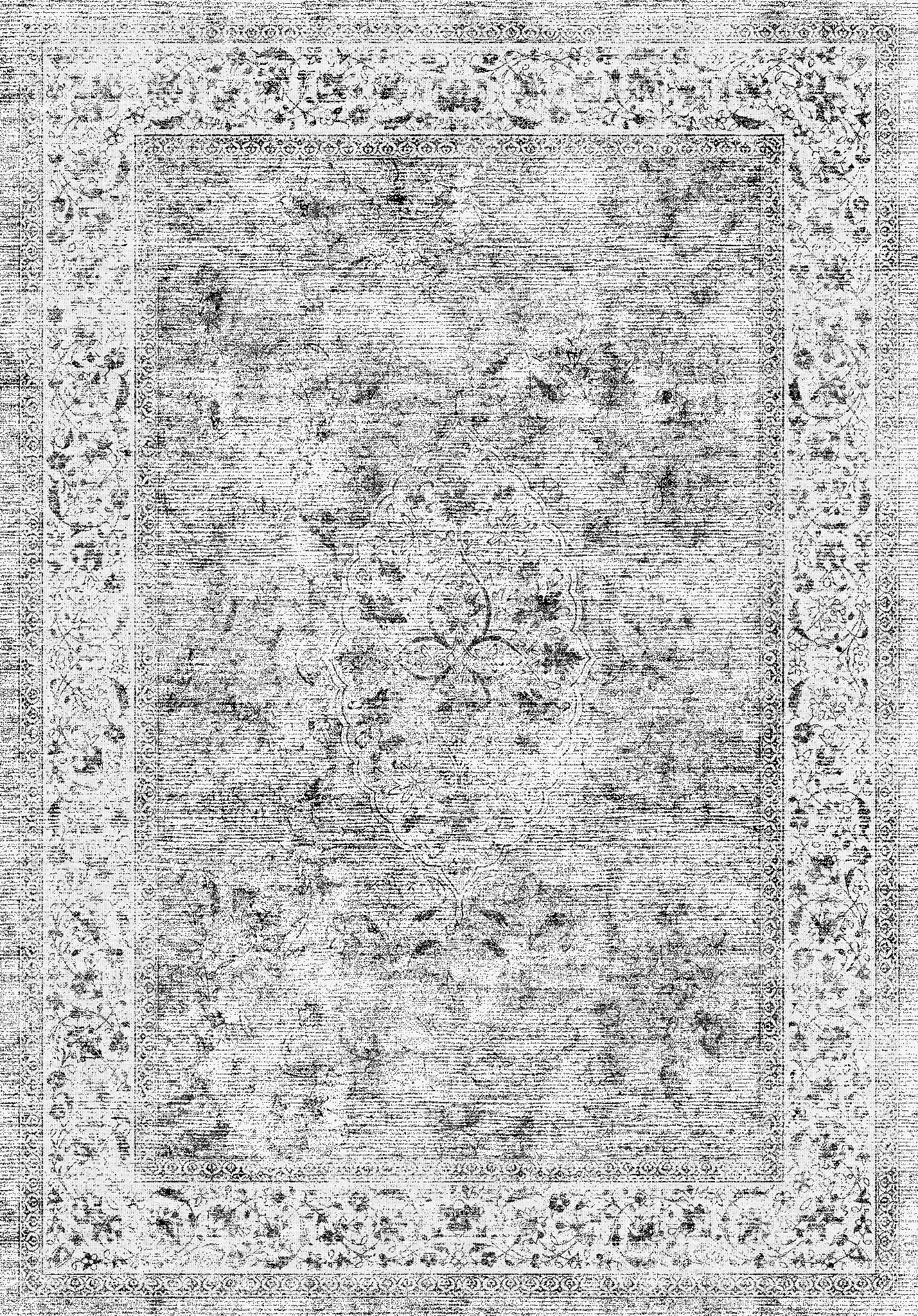 Aria Vintage Distressed Floral Rug