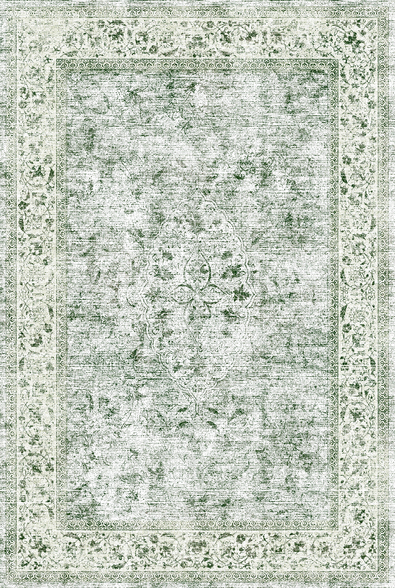 Aria Vintage Distressed Floral Rug