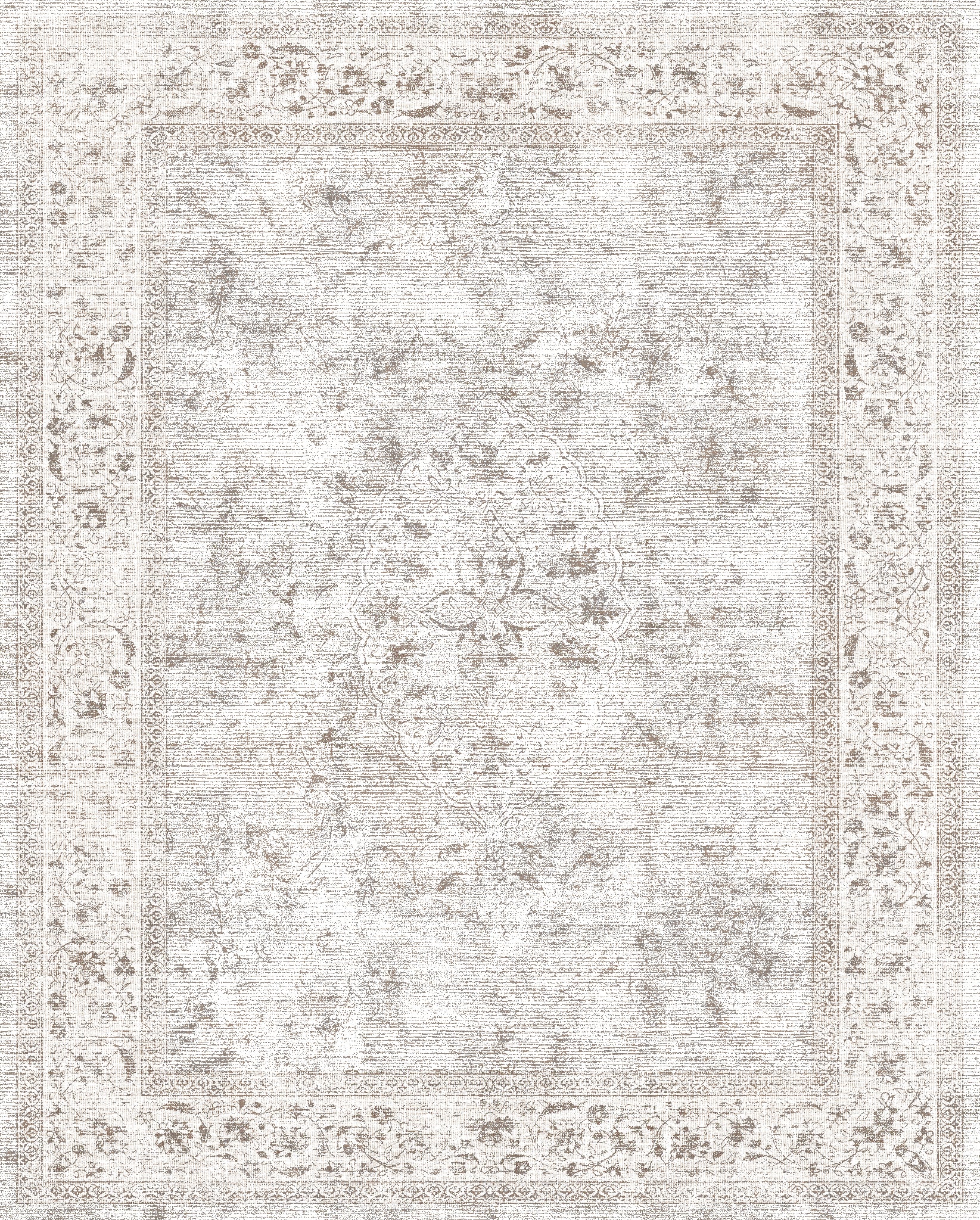 Aria Vintage Distressed Floral Rug